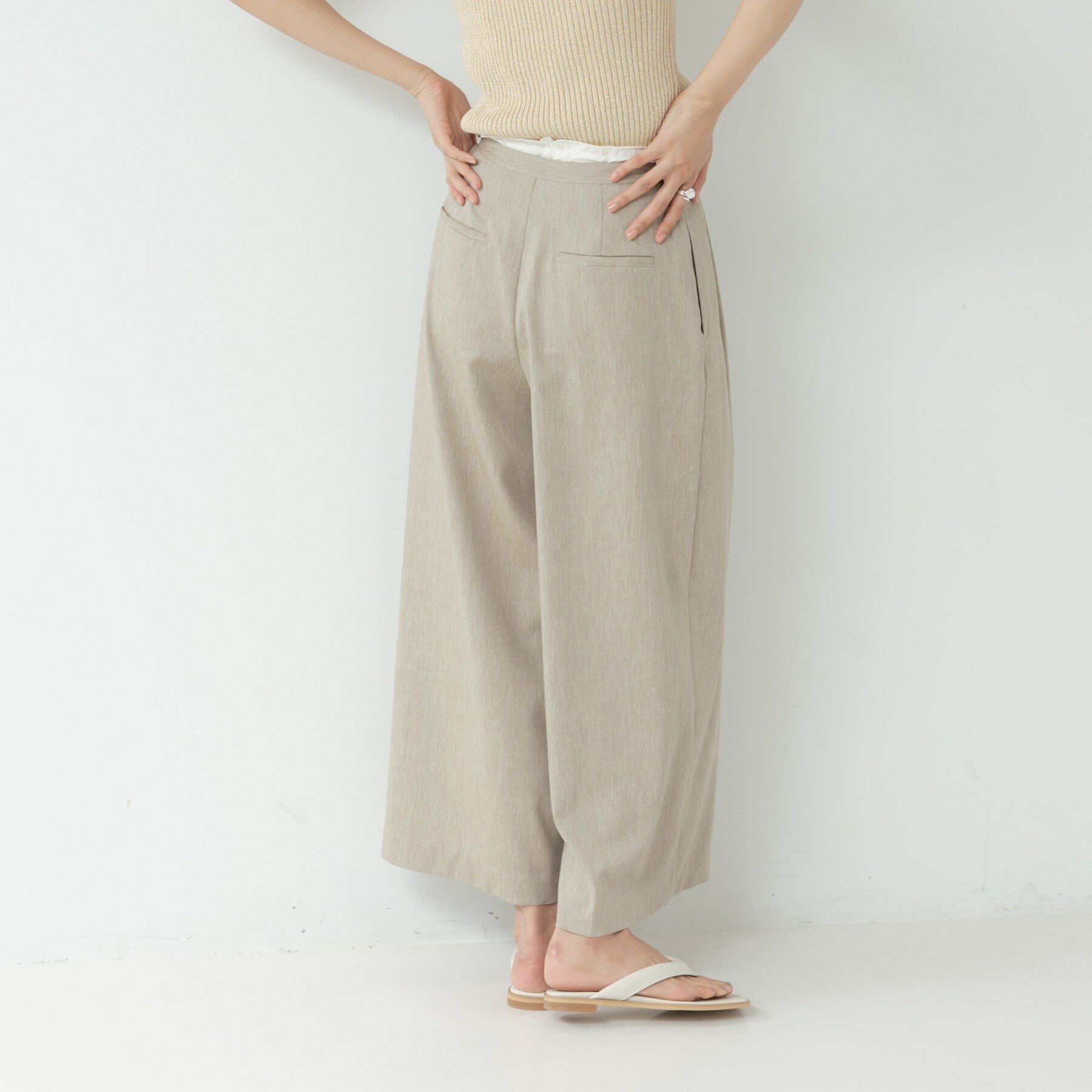 GALLEST「イージーリネンタックパンツ」|その他|