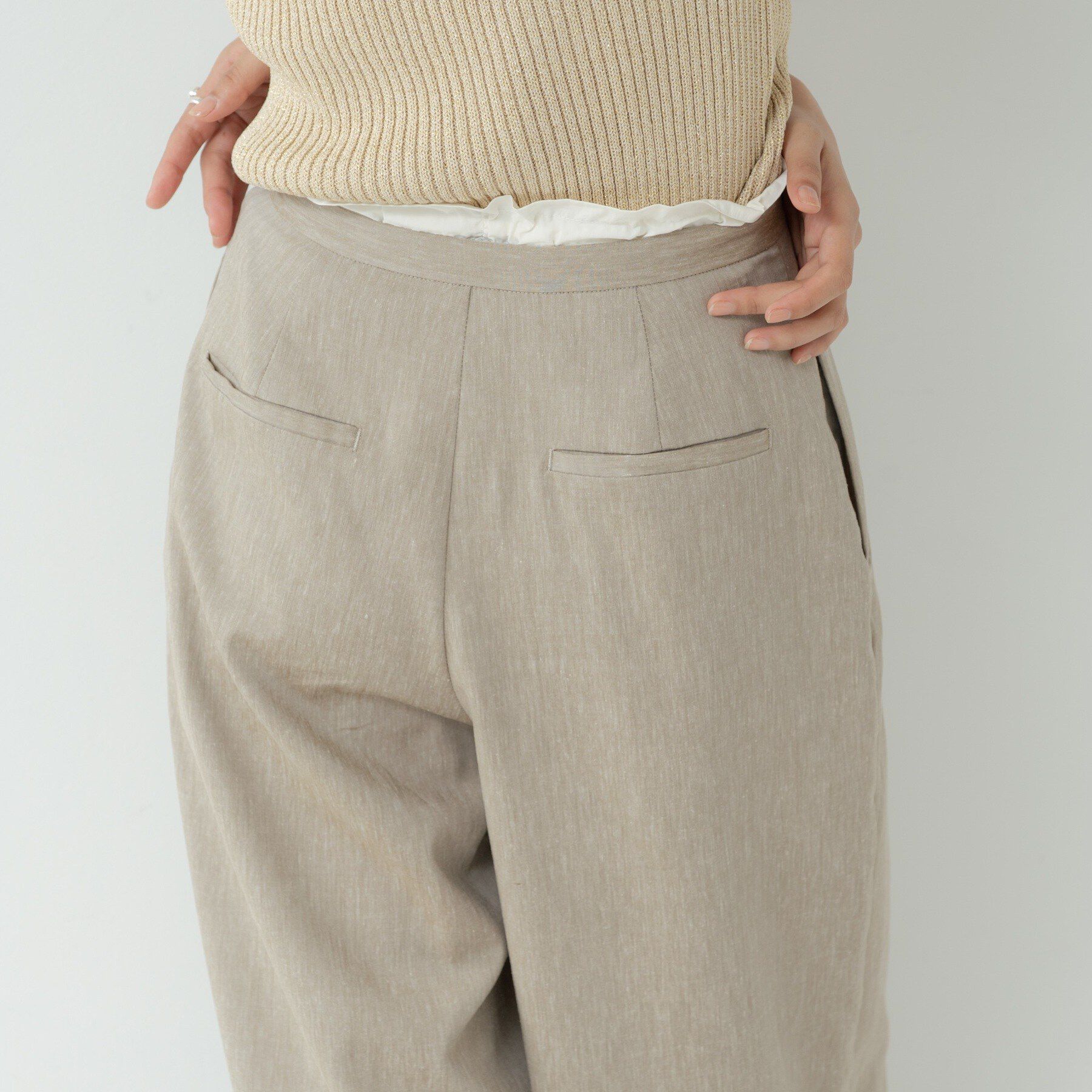 GALLEST「イージーリネンタックパンツ」|その他|