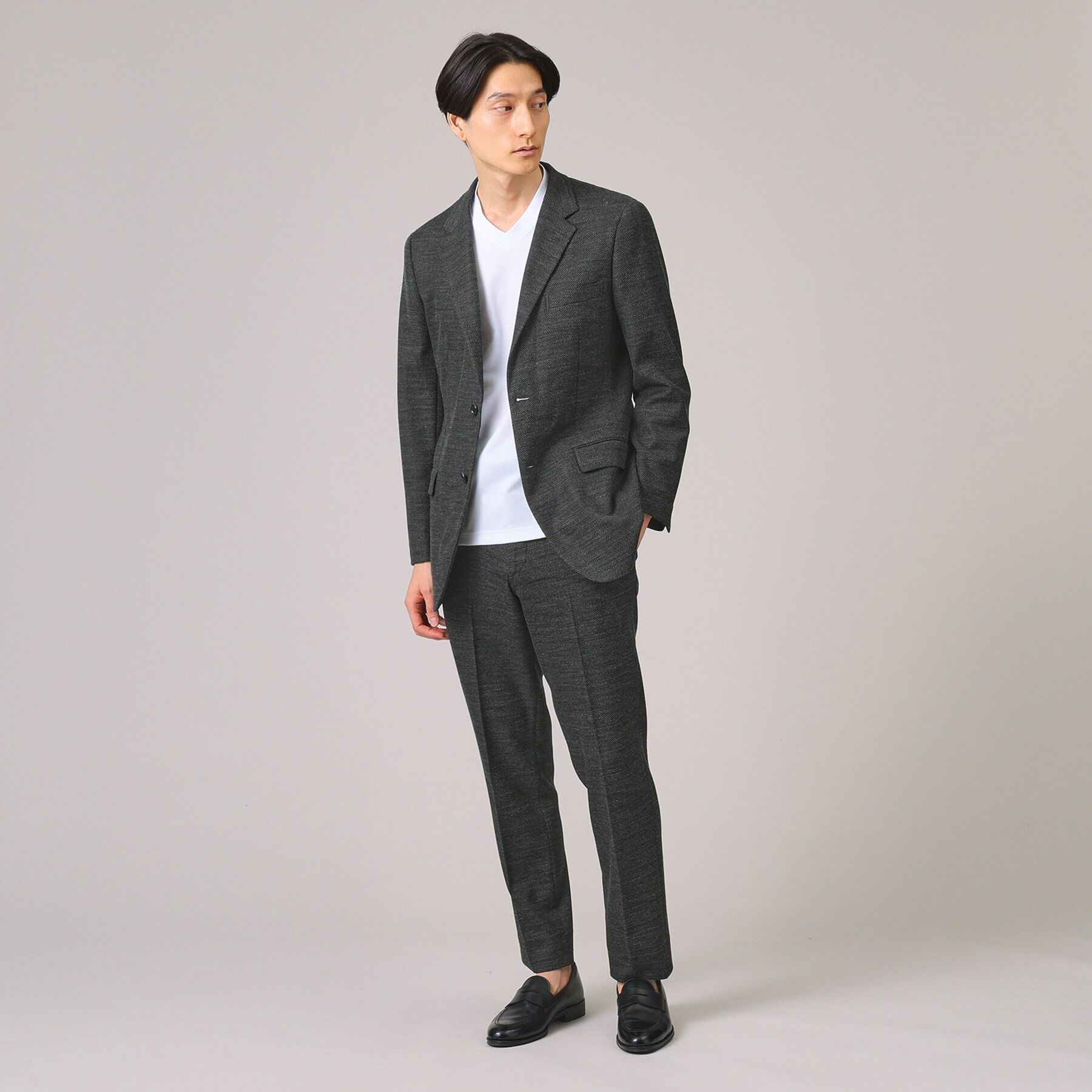 TAKEO KIKUCHI「【尾州織】ウールブレンド ハニカムメッシュ パンツ」|その他|