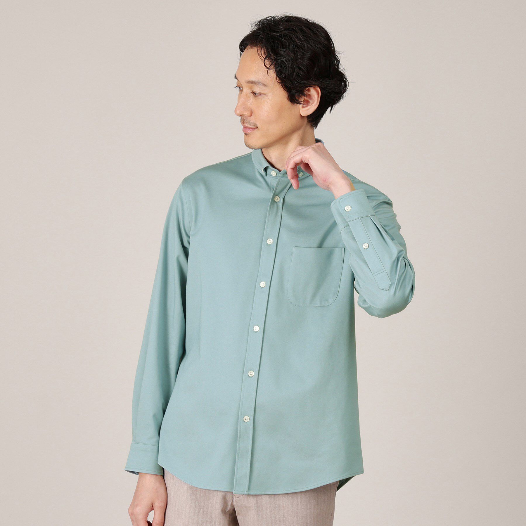 TAKEO KIKUCHI「【ONOFF兼用】モクロディ－ ボタンダウンシャツ」|シャツ・ブラウス|