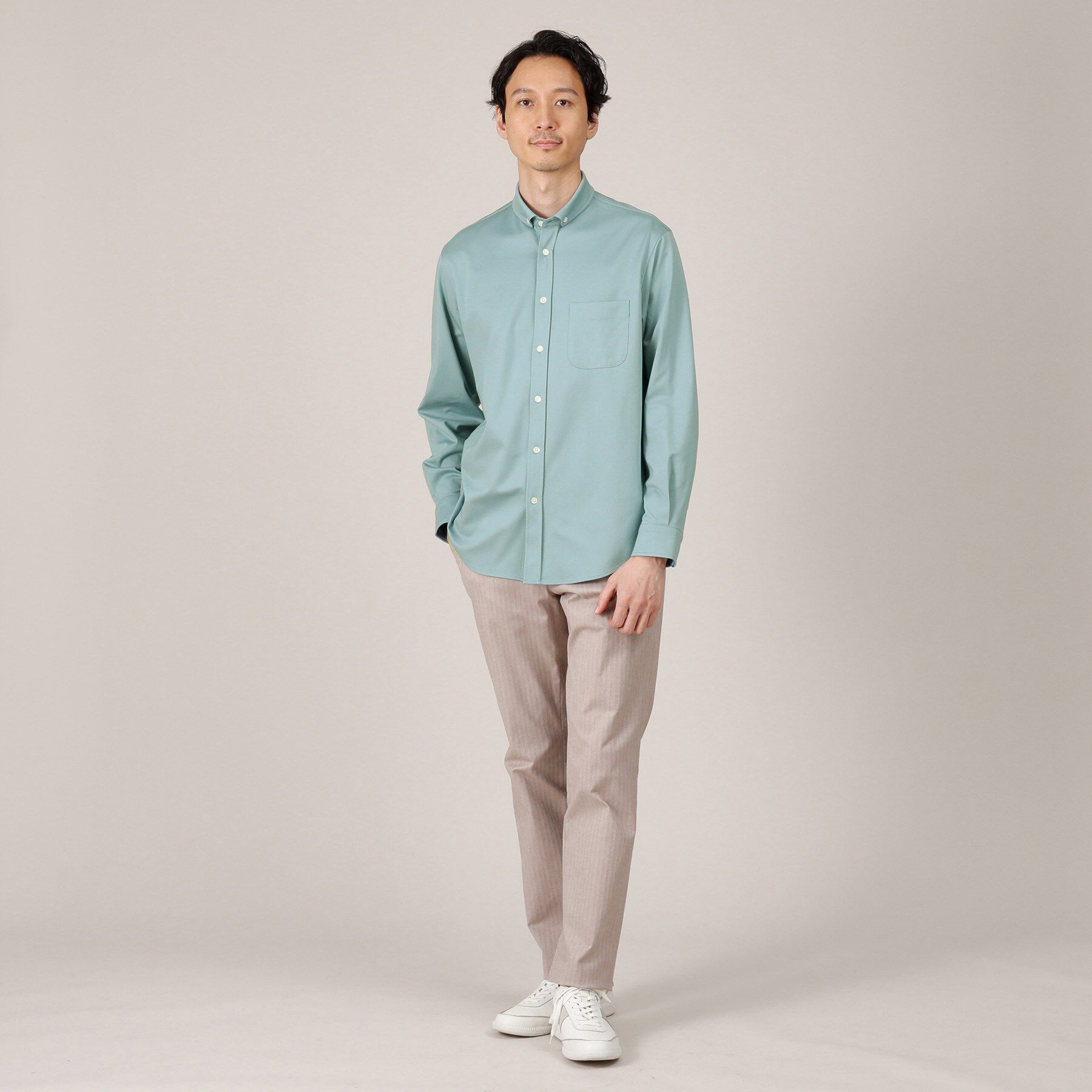 TAKEO KIKUCHI「【ONOFF兼用】モクロディ－ ボタンダウンシャツ」|シャツ・ブラウス|