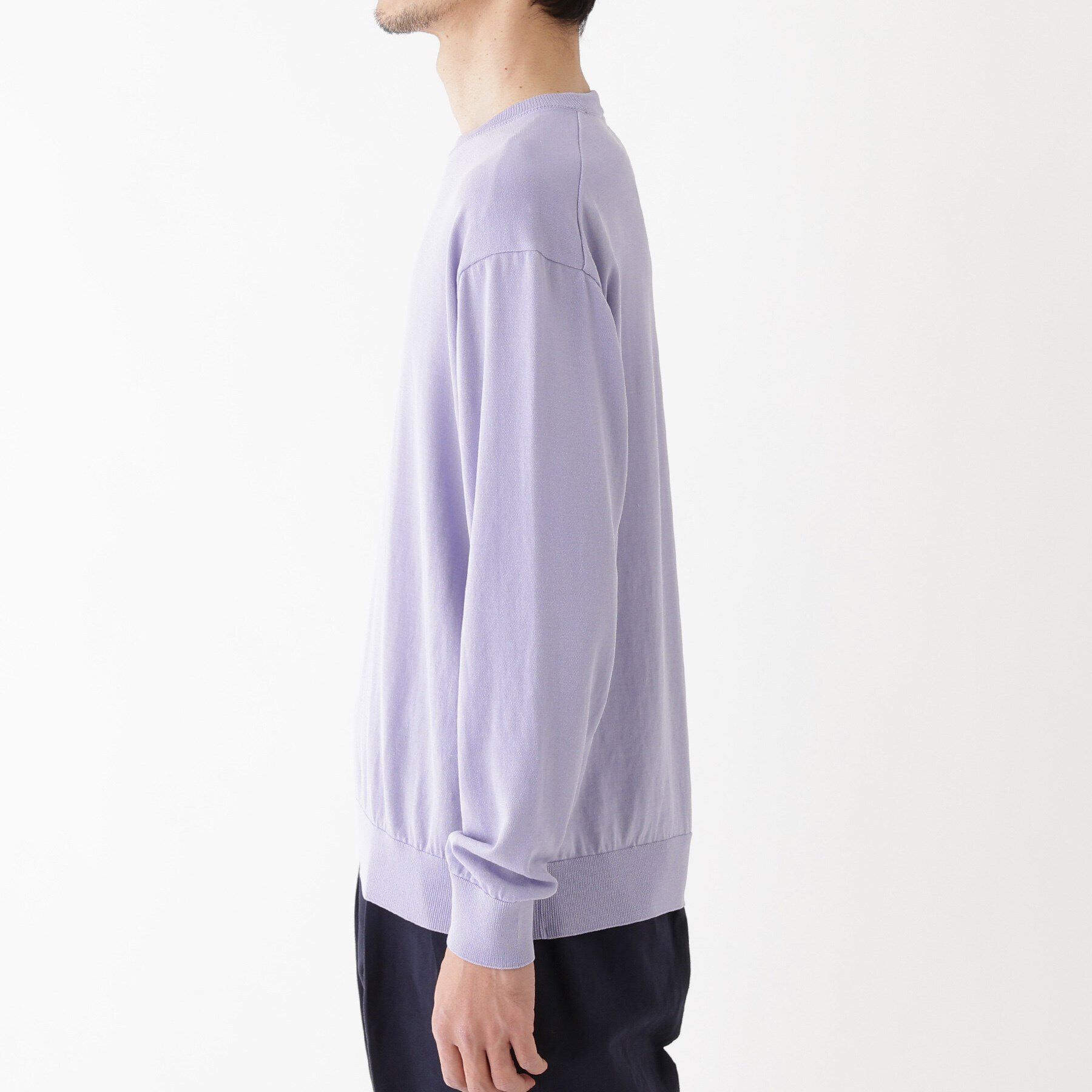 TAKEO KIKUCHI「【THE FLAGSHIP】ウール混シルク プルオーバーニット」|ニット・セーター|