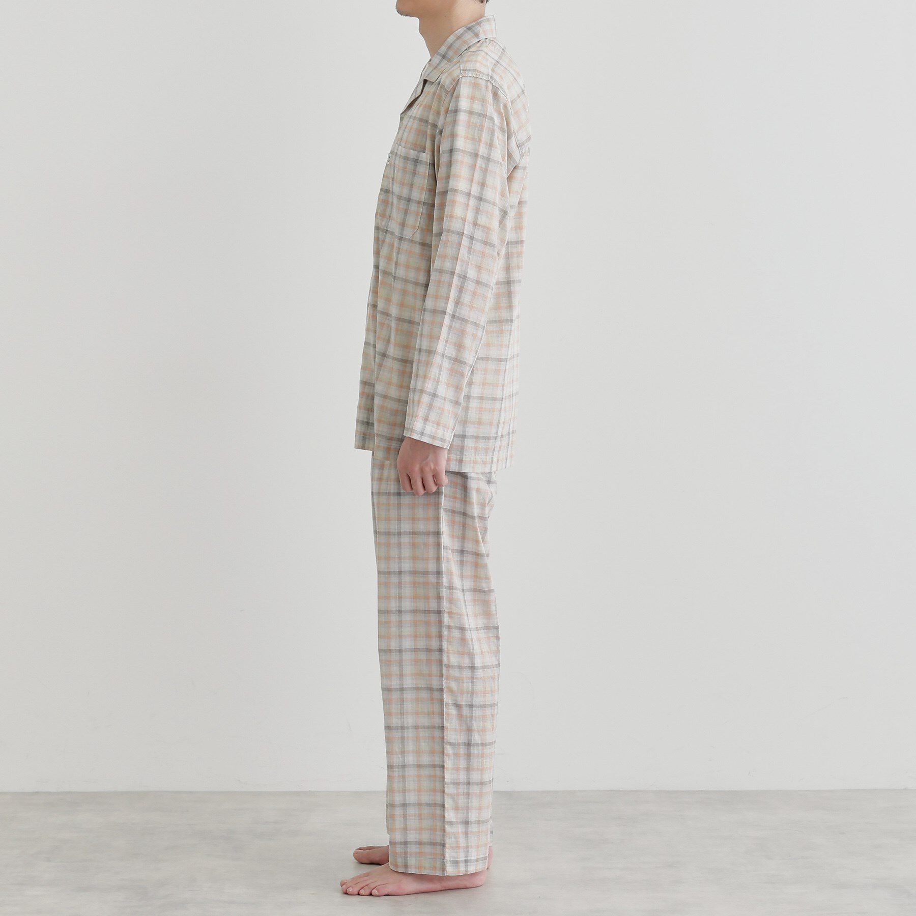 TAKEO KIKUCHI「ギンガムチェックテーラードパジャマ」|ルームウェア|