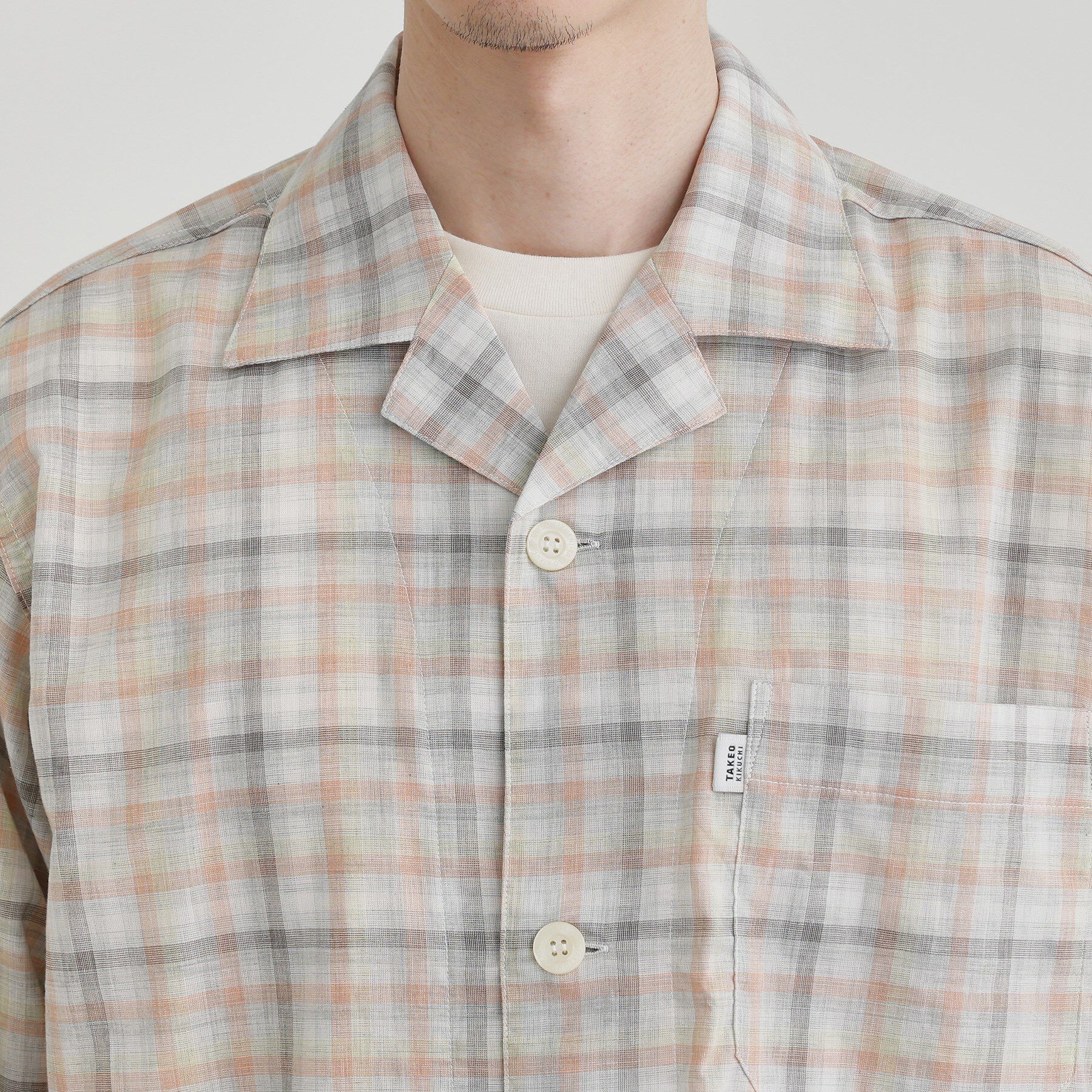 TAKEO KIKUCHI「ギンガムチェックテーラードパジャマ」|ルームウェア|