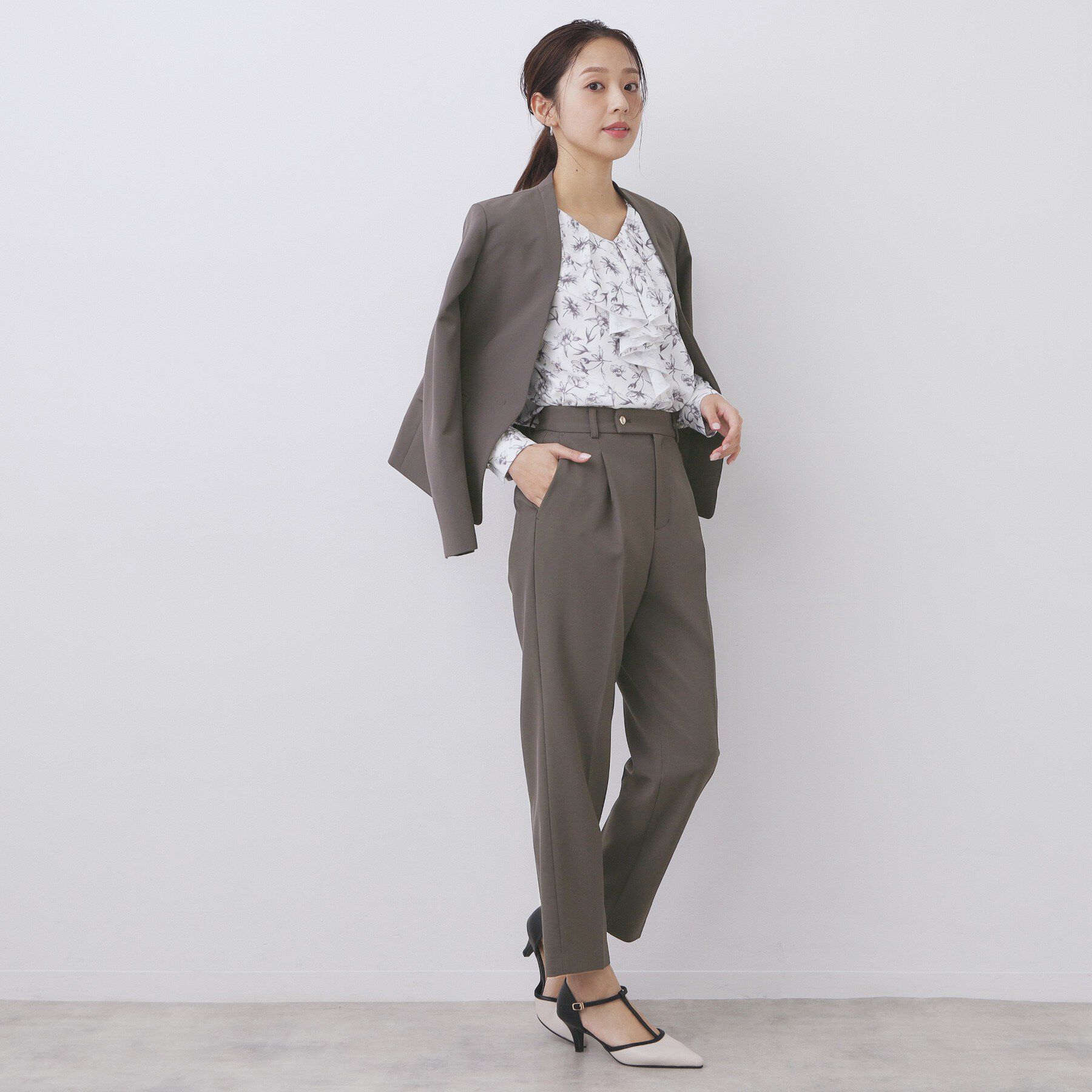 index「ストレッチテーパードパンツ/セットアップ対応【洗濯機OK/防シワ/イージーアイロン】」|その他|