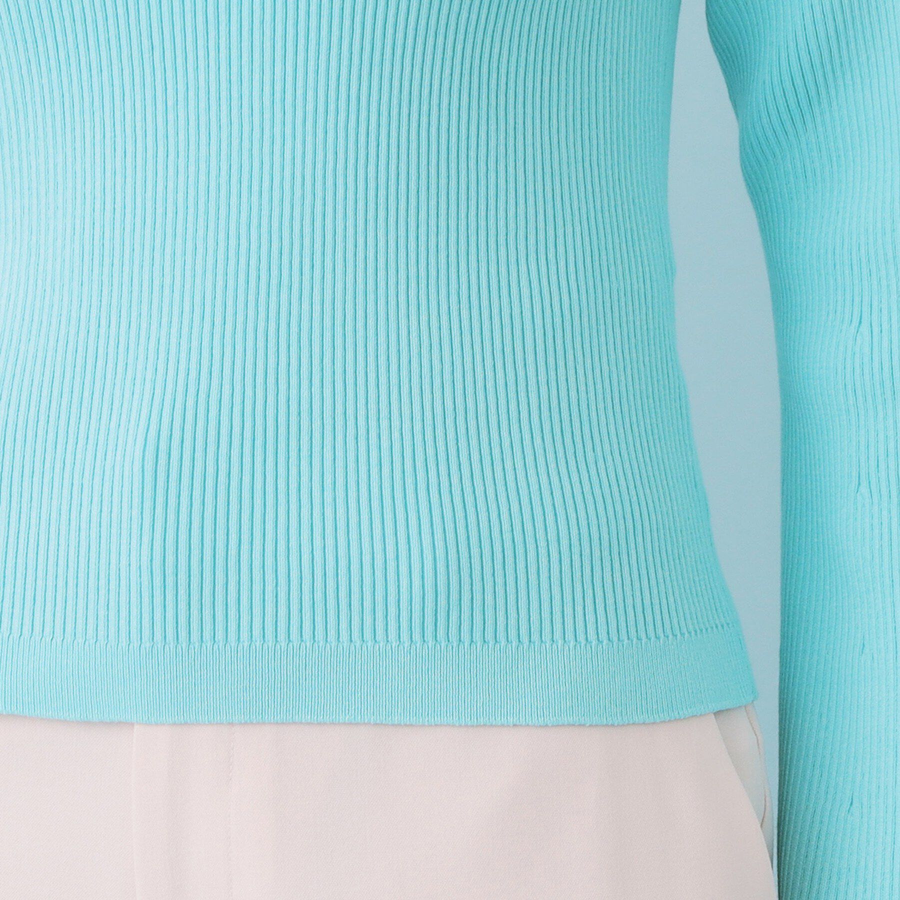 index「ヘンリーネックフレアスリーブニット【洗濯機OK】」|ニット・セーター|