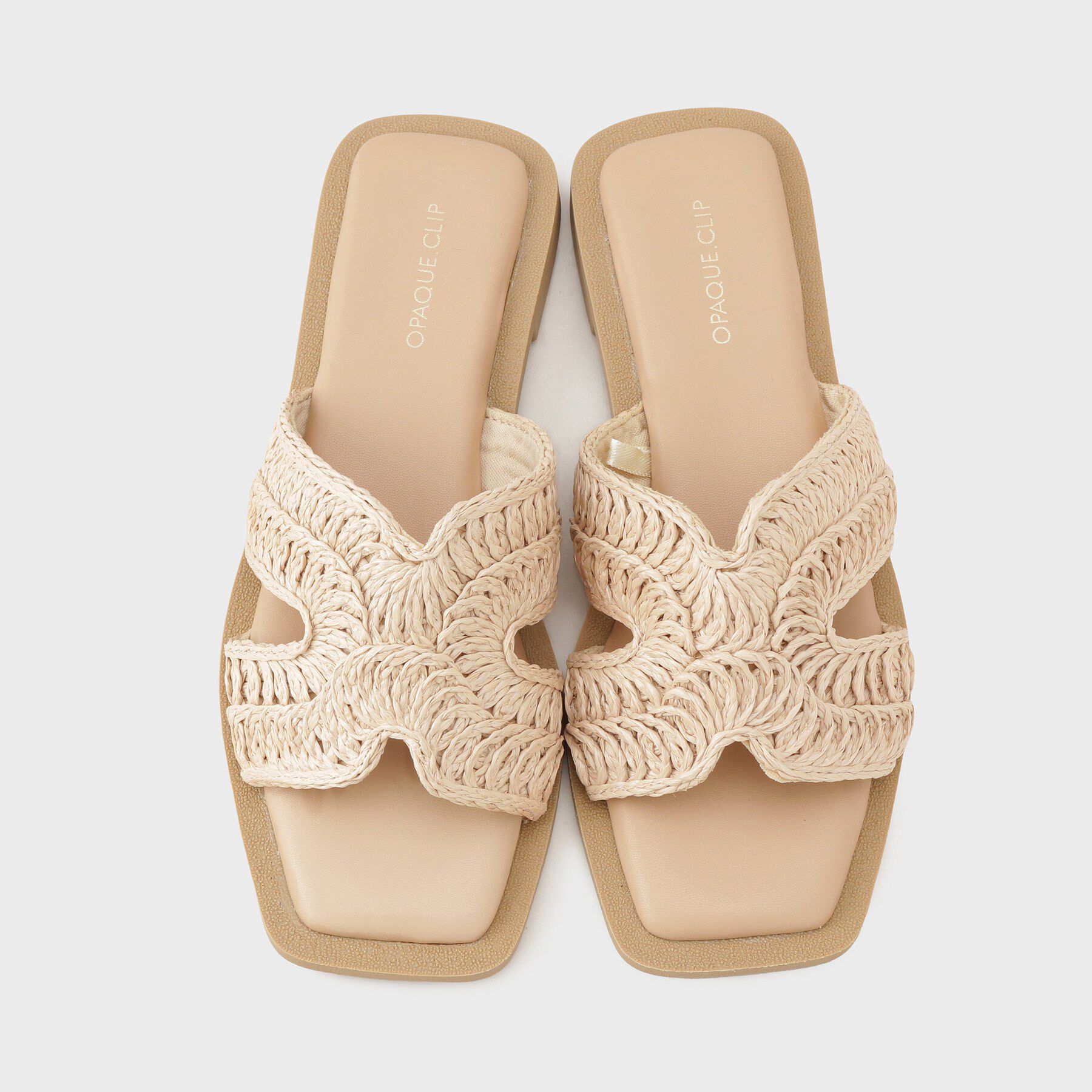 OPAQUE.CLIP「PPコードラフサンダル」|サンダル|