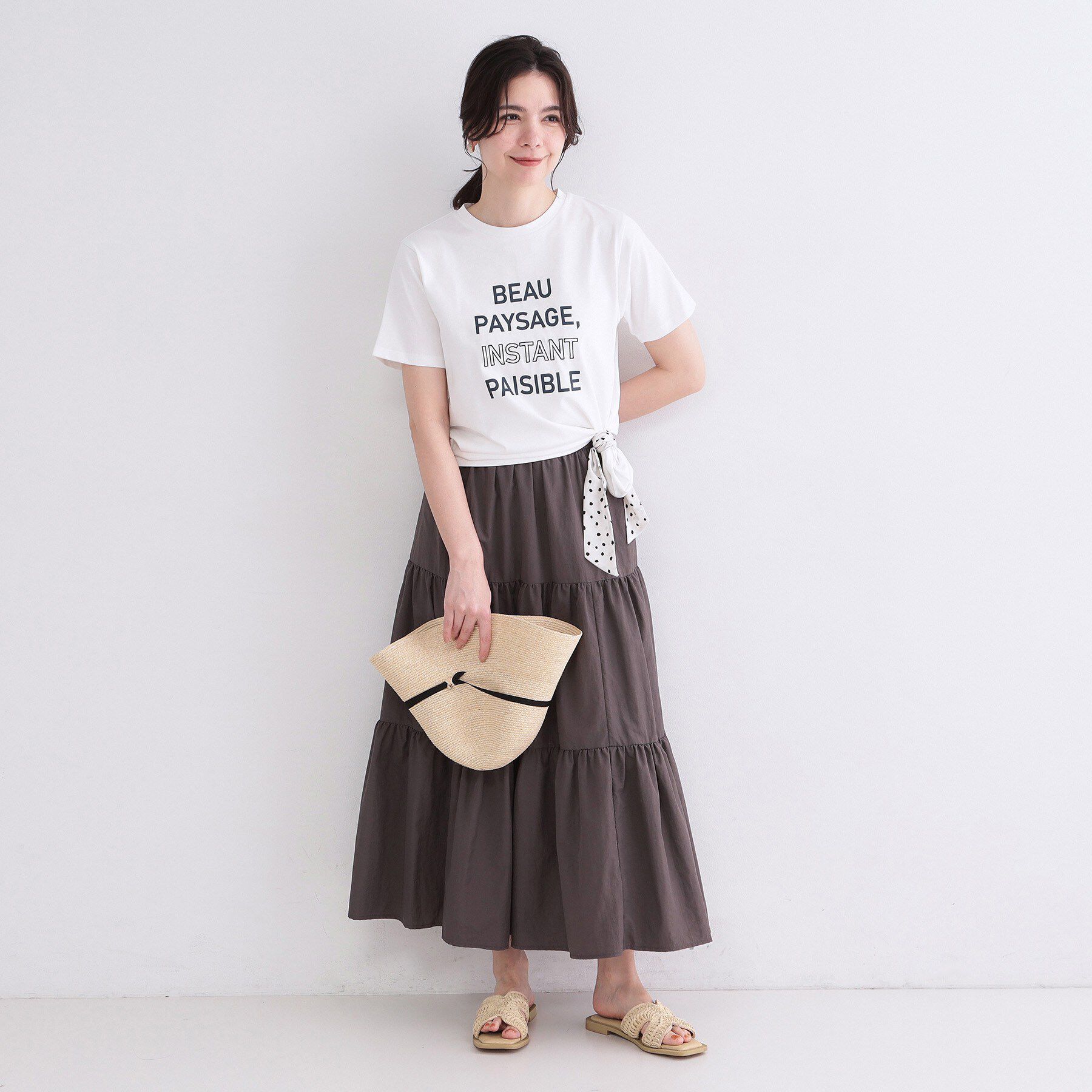 OPAQUE.CLIP「PPコードラフサンダル」|サンダル|