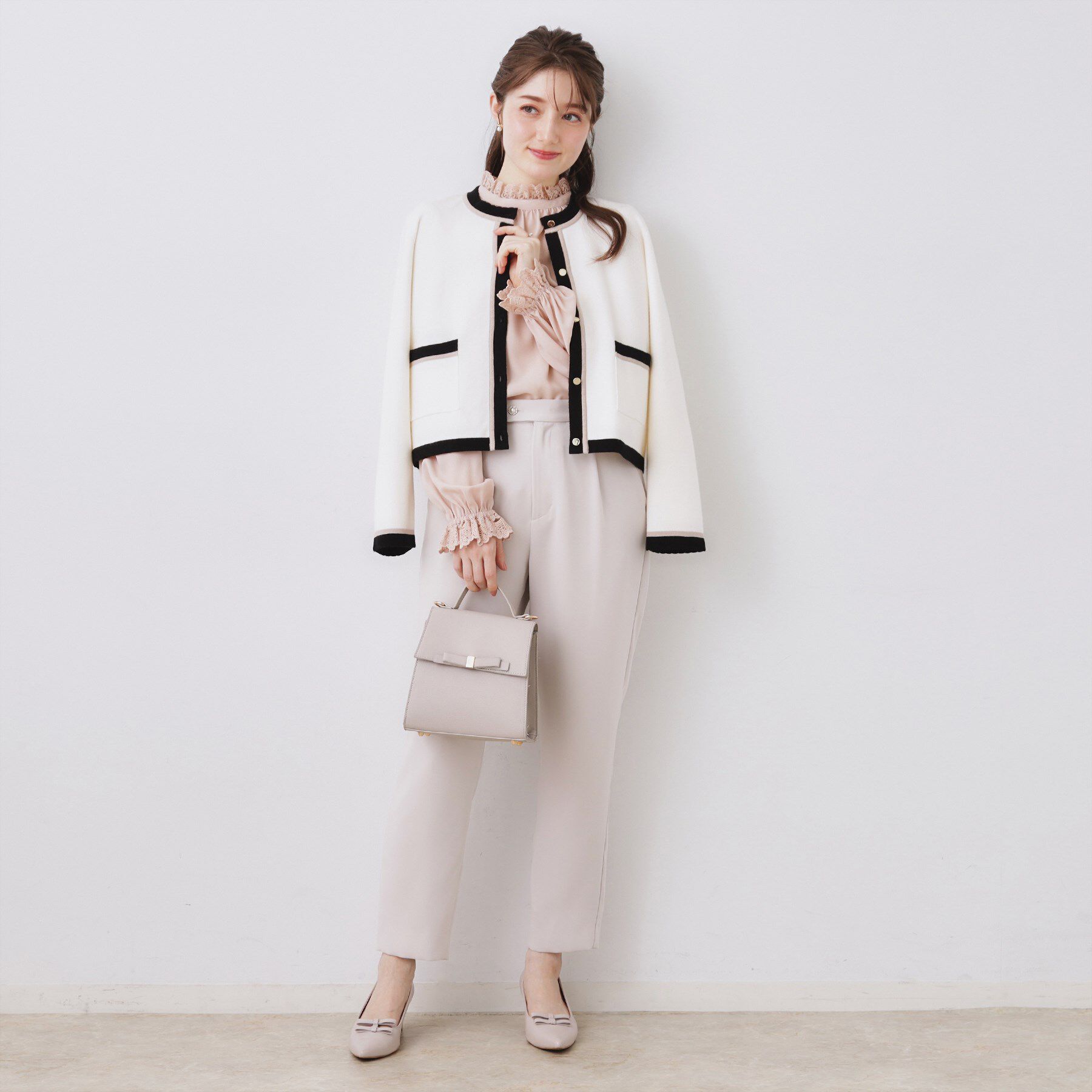 Couture broach「【2WAY・ハレの日・通勤】エンブロレースブラウス」|シャツ・ブラウス|