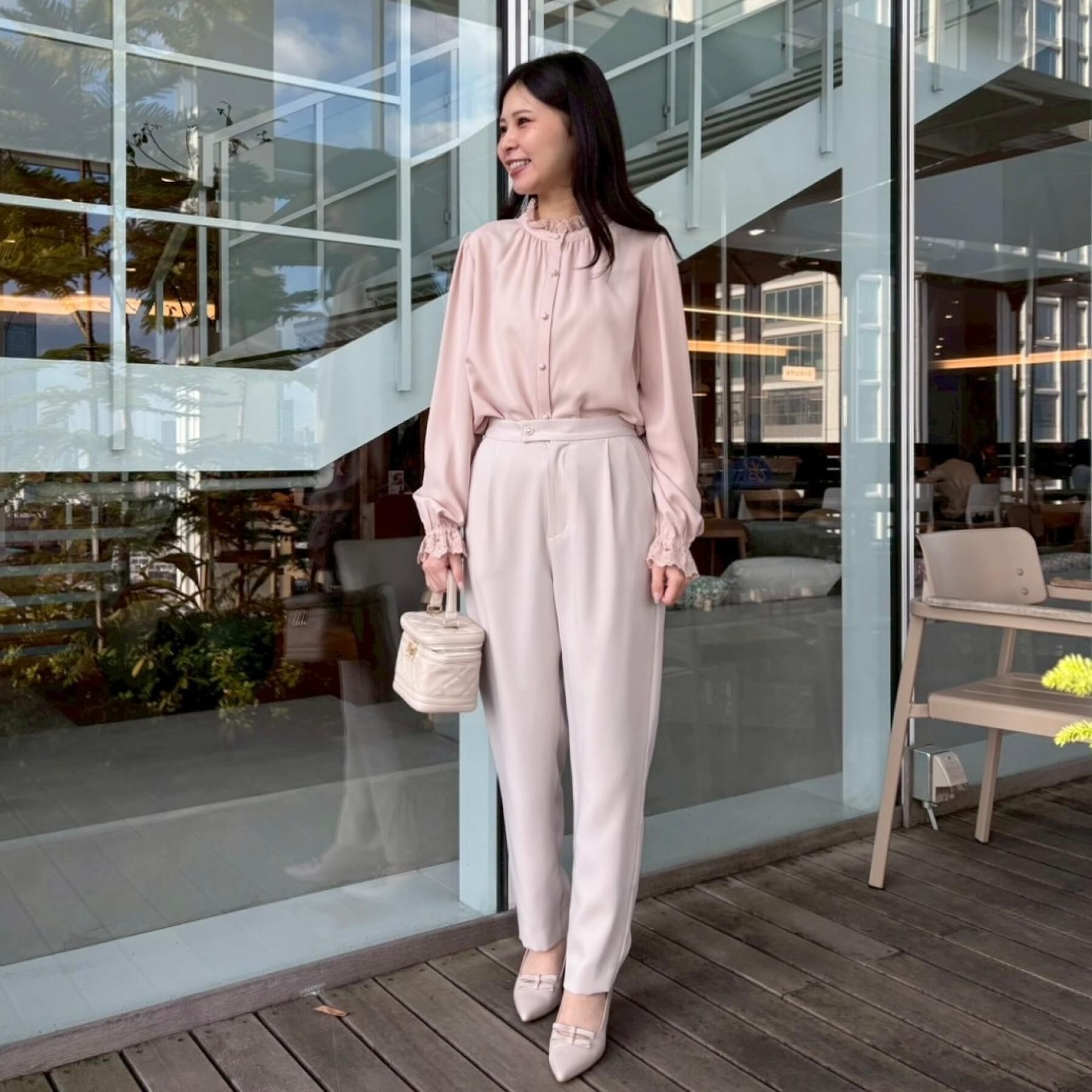 Couture broach「【2WAY・ハレの日・通勤】エンブロレースブラウス」|シャツ・ブラウス|