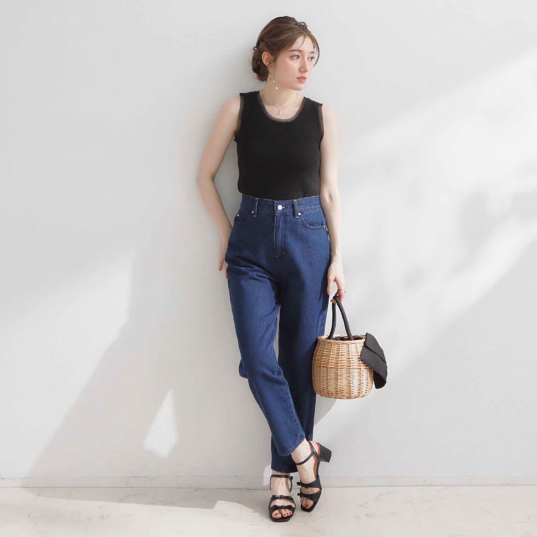 Couture broach「チュール付きタンクトップ」|キャミソール|