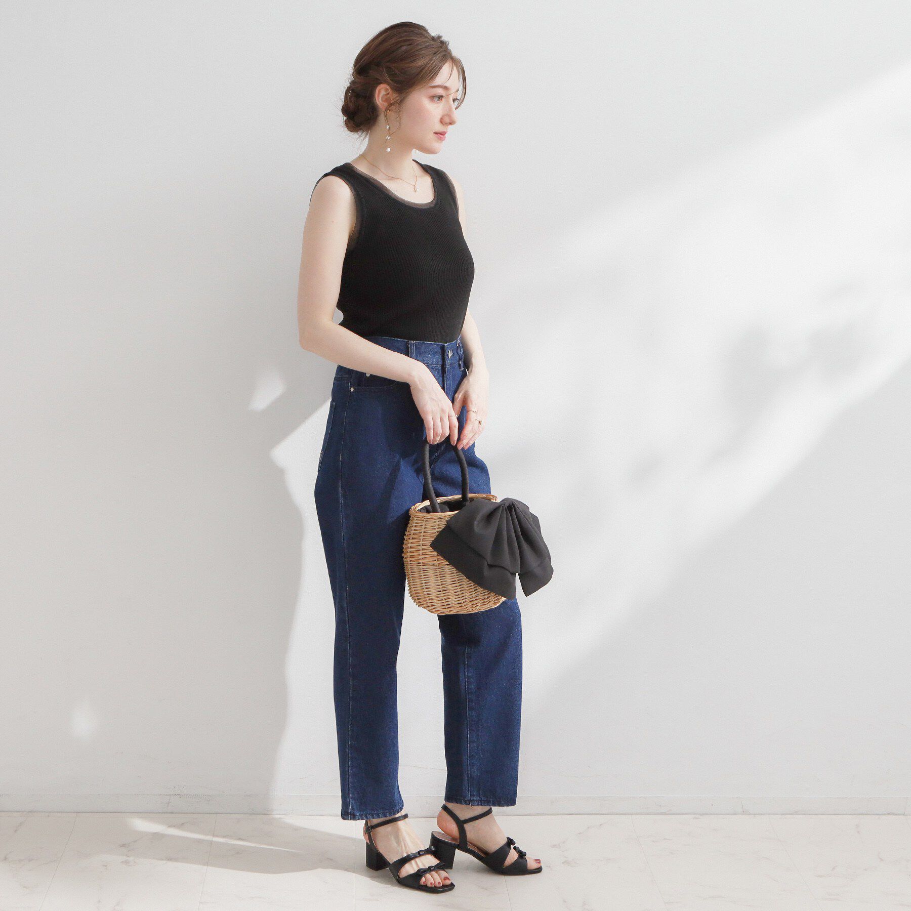 Couture broach「チュール付きタンクトップ」|キャミソール|