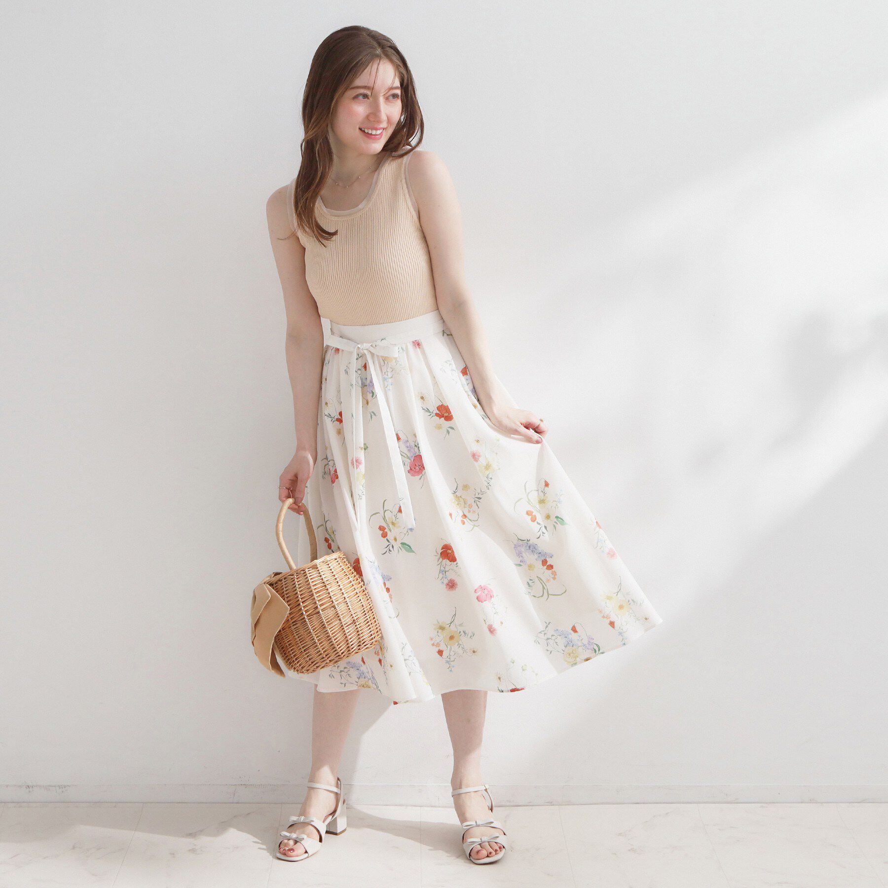 Couture broach「チュール付きタンクトップ」|キャミソール|