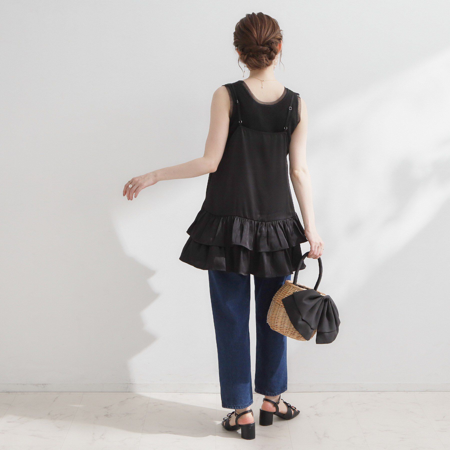 Couture broach「裾フリルキャミ」|キャミソール|