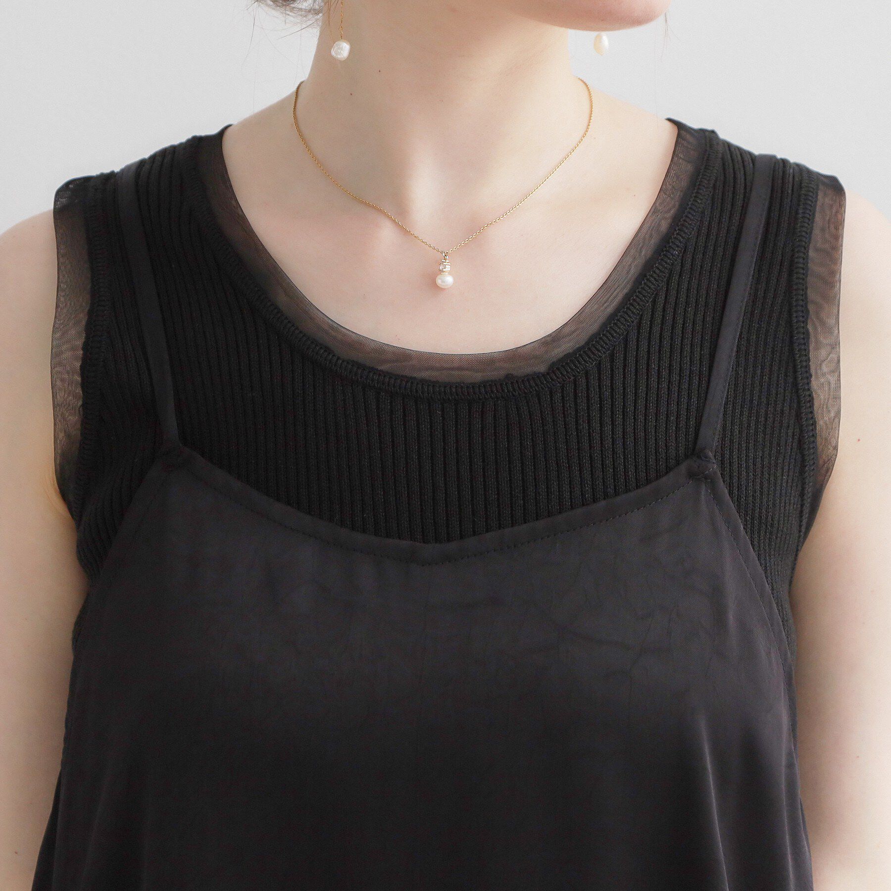 Couture broach「裾フリルキャミ」|キャミソール|