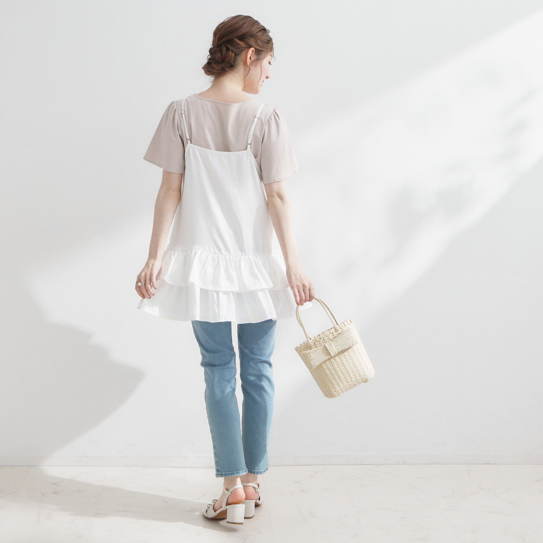 Couture broach「裾フリルキャミ」|キャミソール|