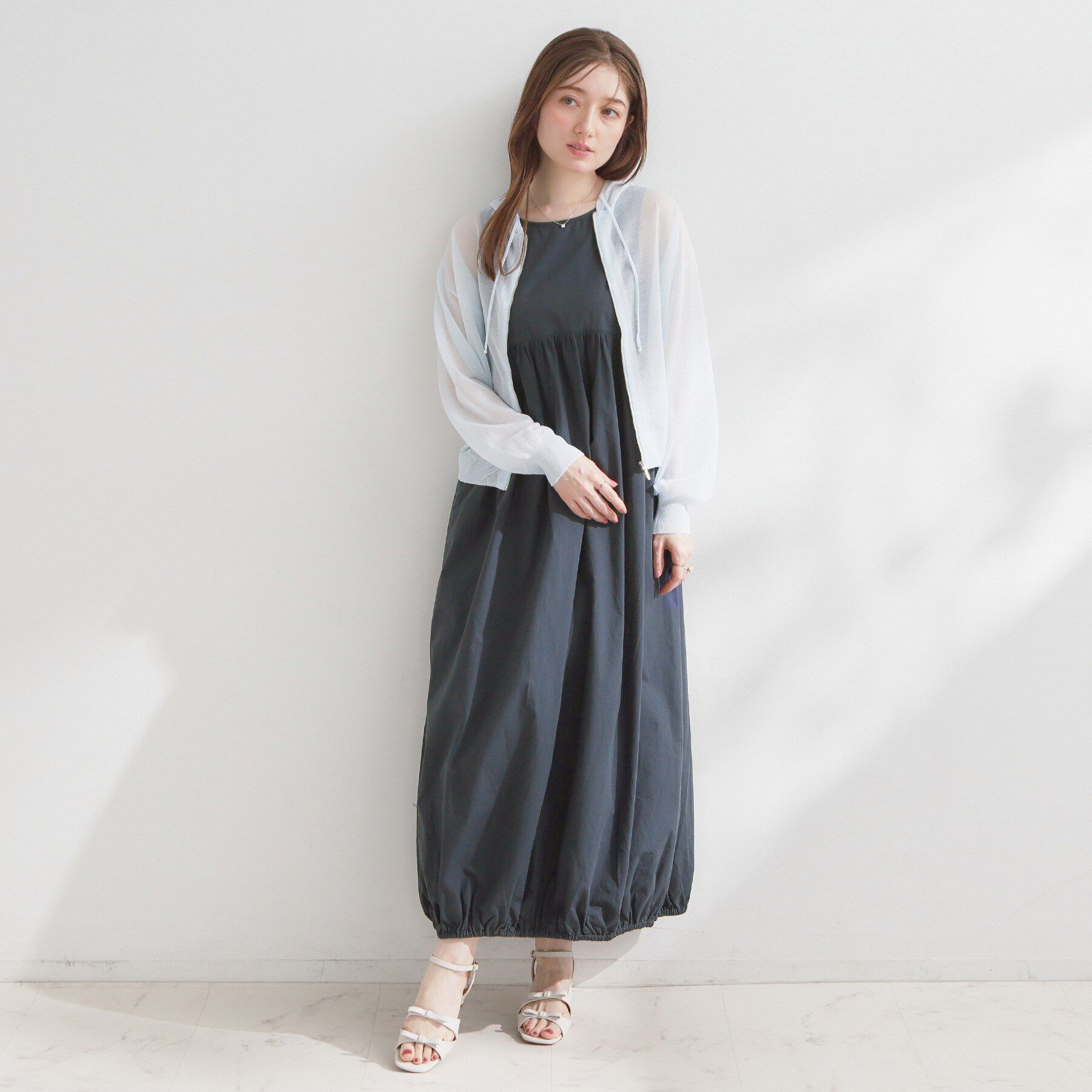 Couture broach「ノースリーブバルーンワンピース」|ワンピース|