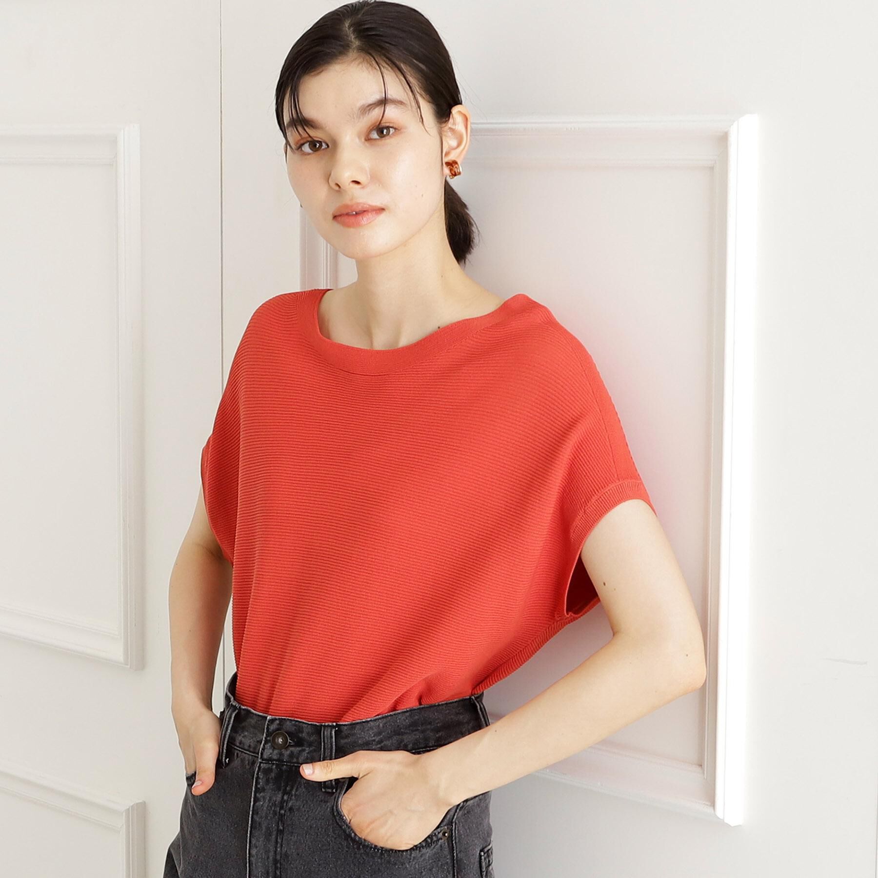 THE SHOP TK「【6色展開】さらさらフレンチニット【毛玉になりにくい/洗濯機OK】」|ニット・セーター|