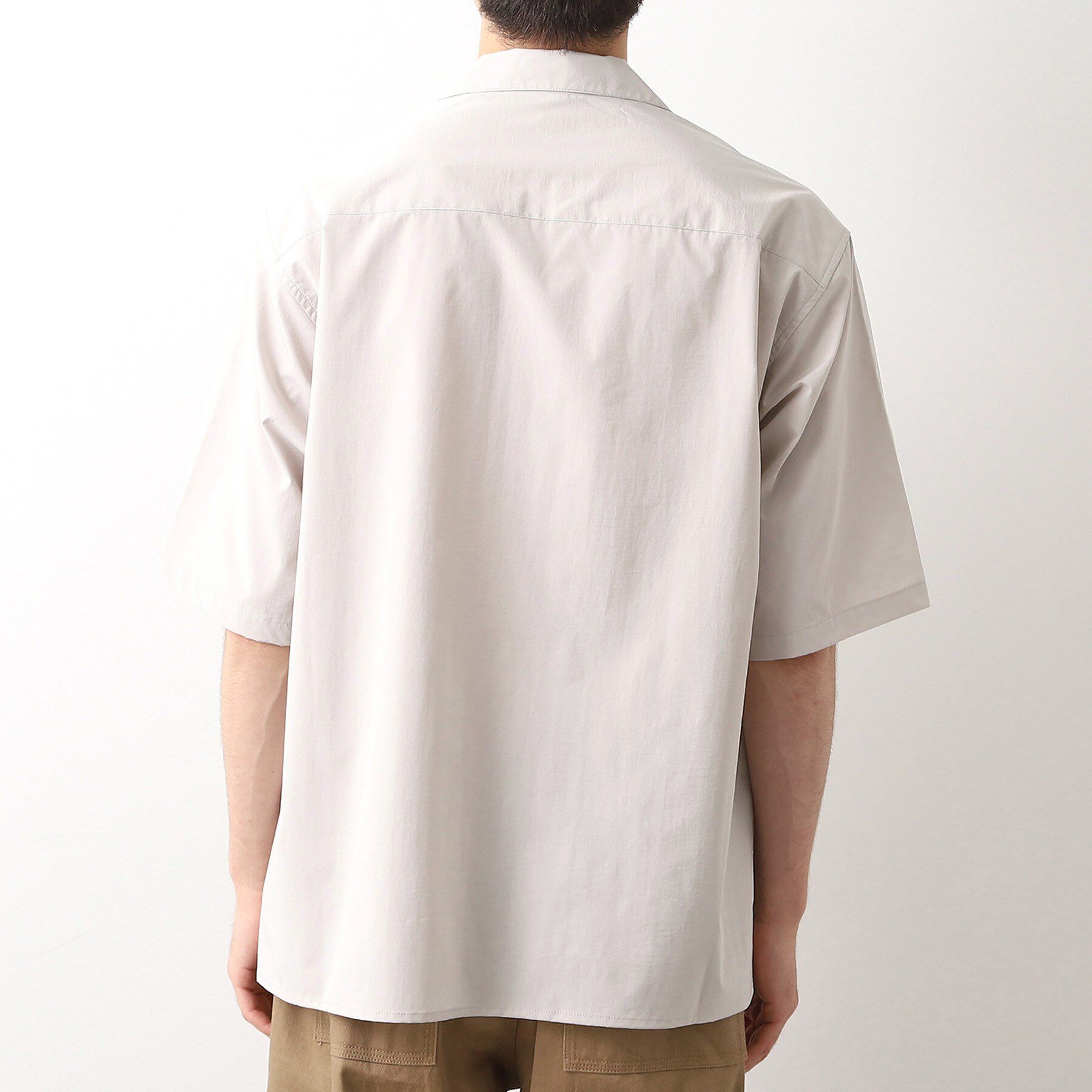 THE SHOP TK「CAVEダブルフラップ半袖シャツ【吸水速乾／ストレッチ／洗濯機OK】」|シャツ・ブラウス|