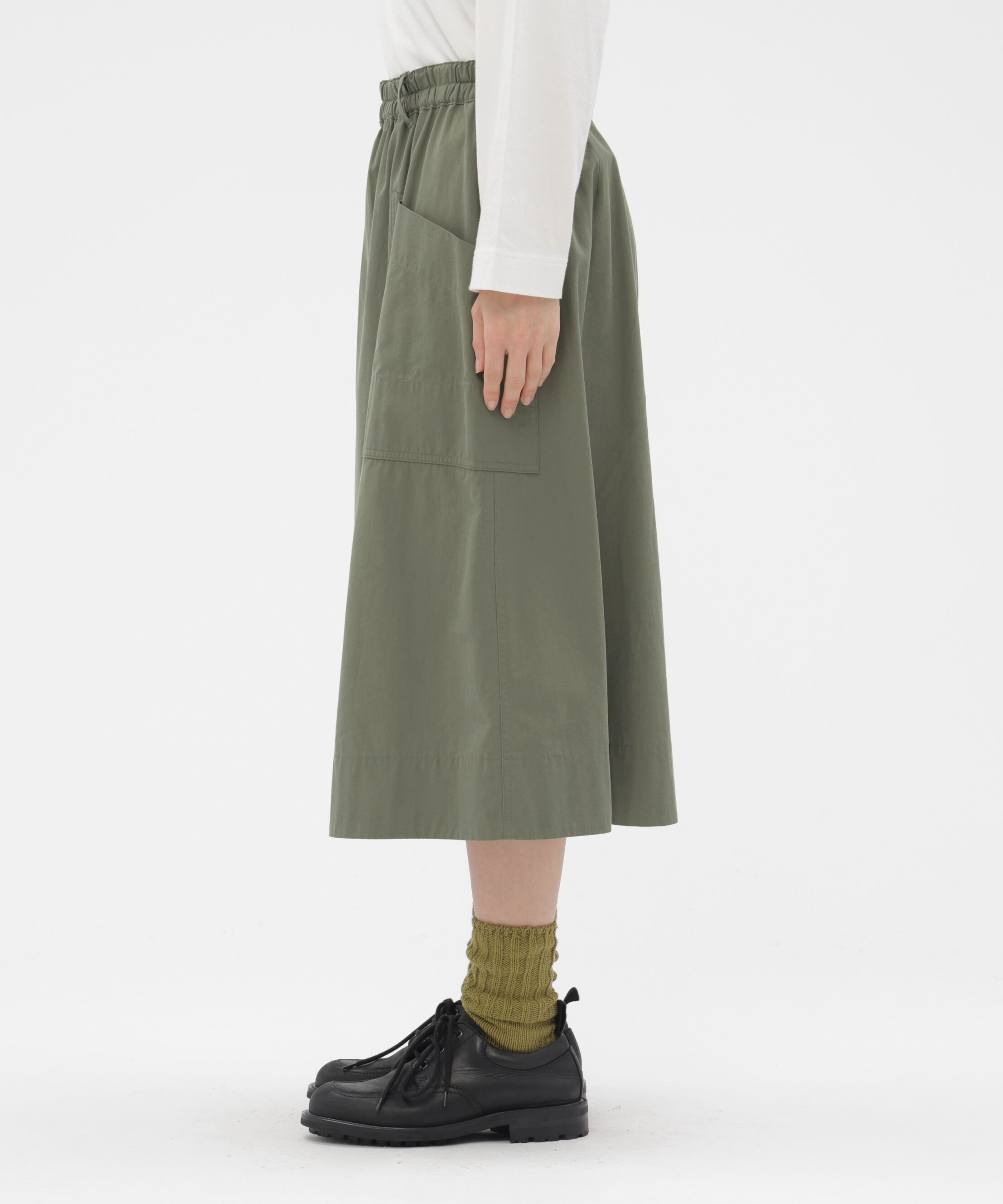 MHL.「COTTON CUPRA PLAINWEAVE SKIRT」|スカート|