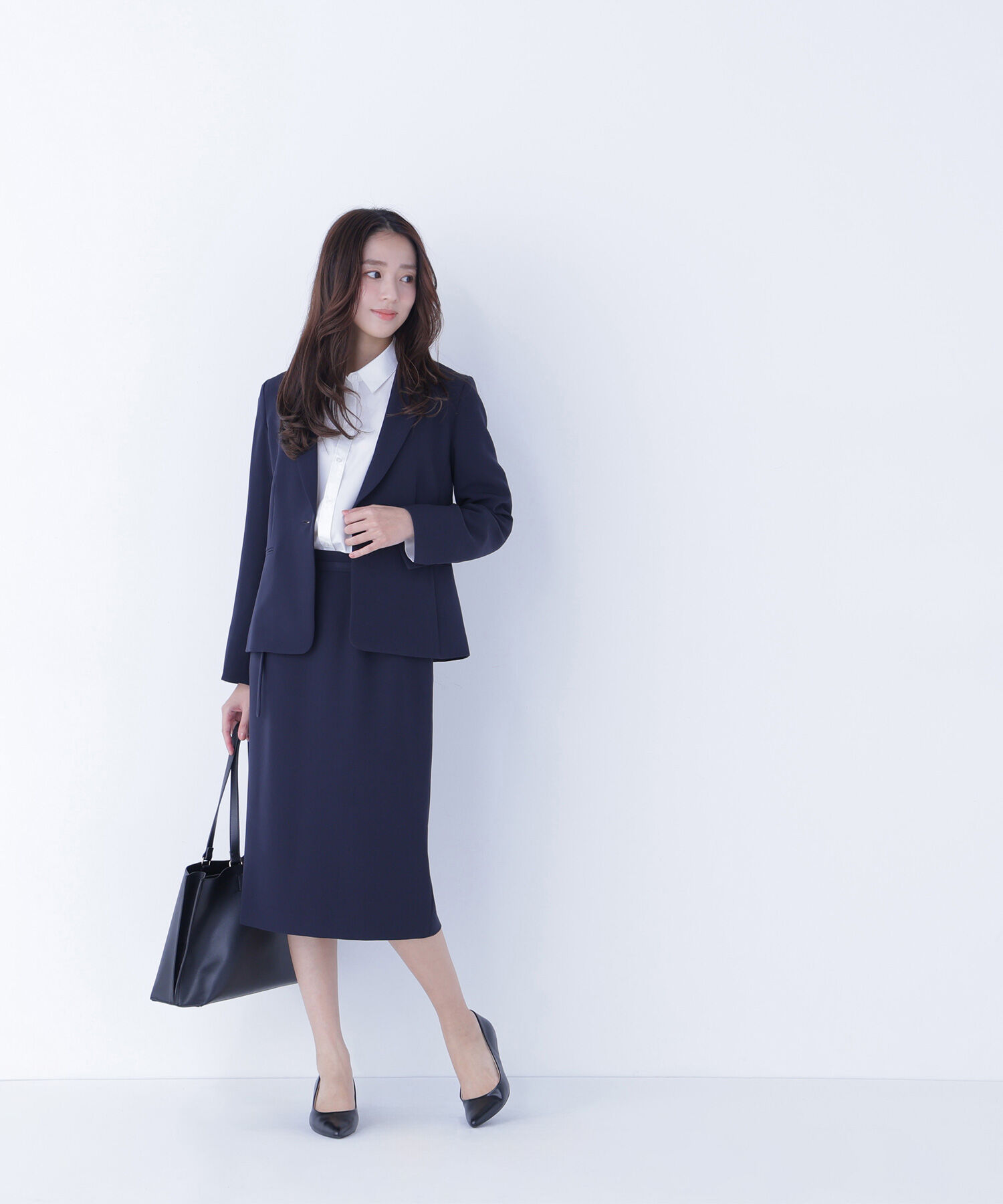  「ダブルクロスストレッチ SETUP タイトスカート」|スカート|