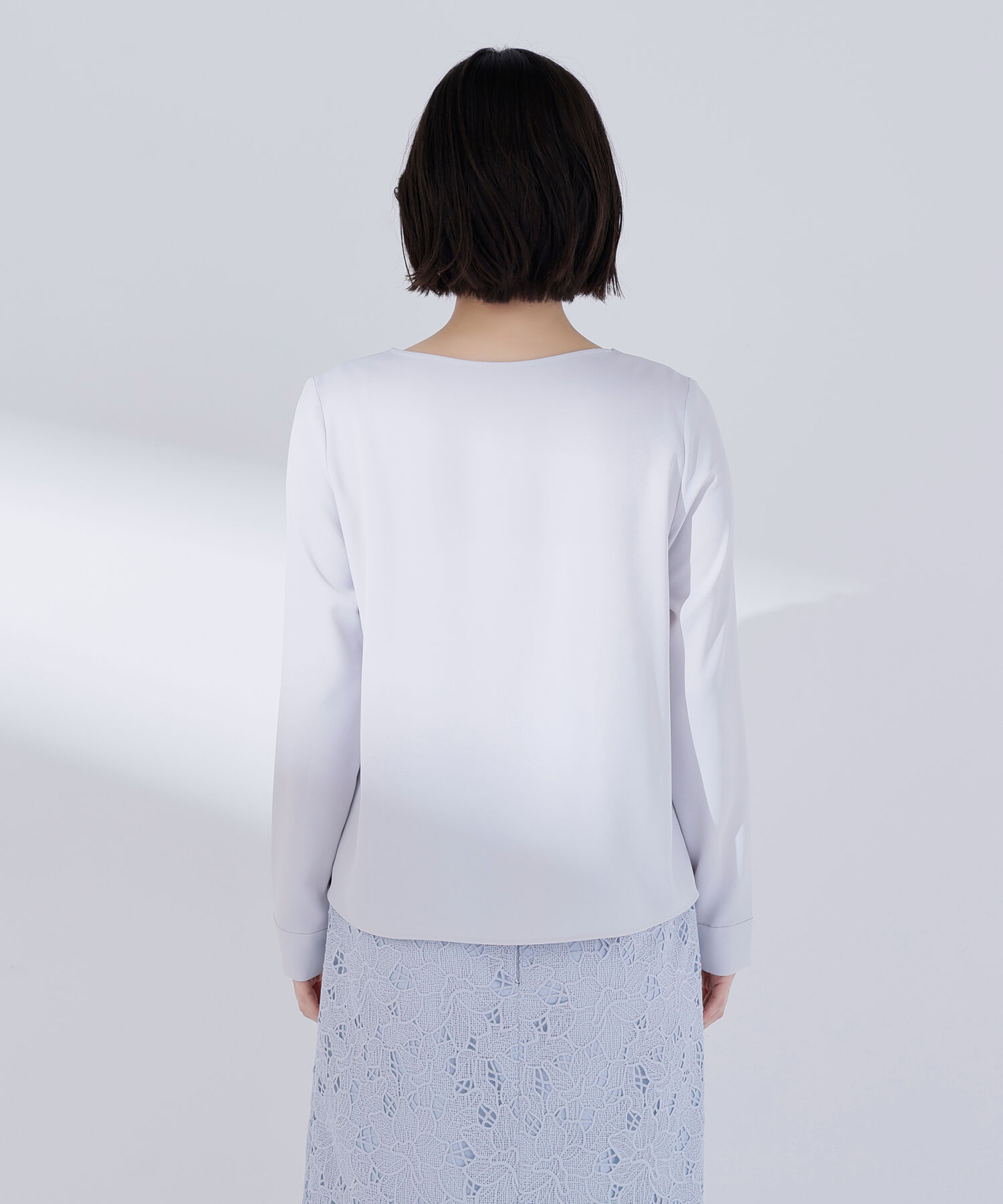  「ネックタックブラウス」|シャツ・ブラウス|