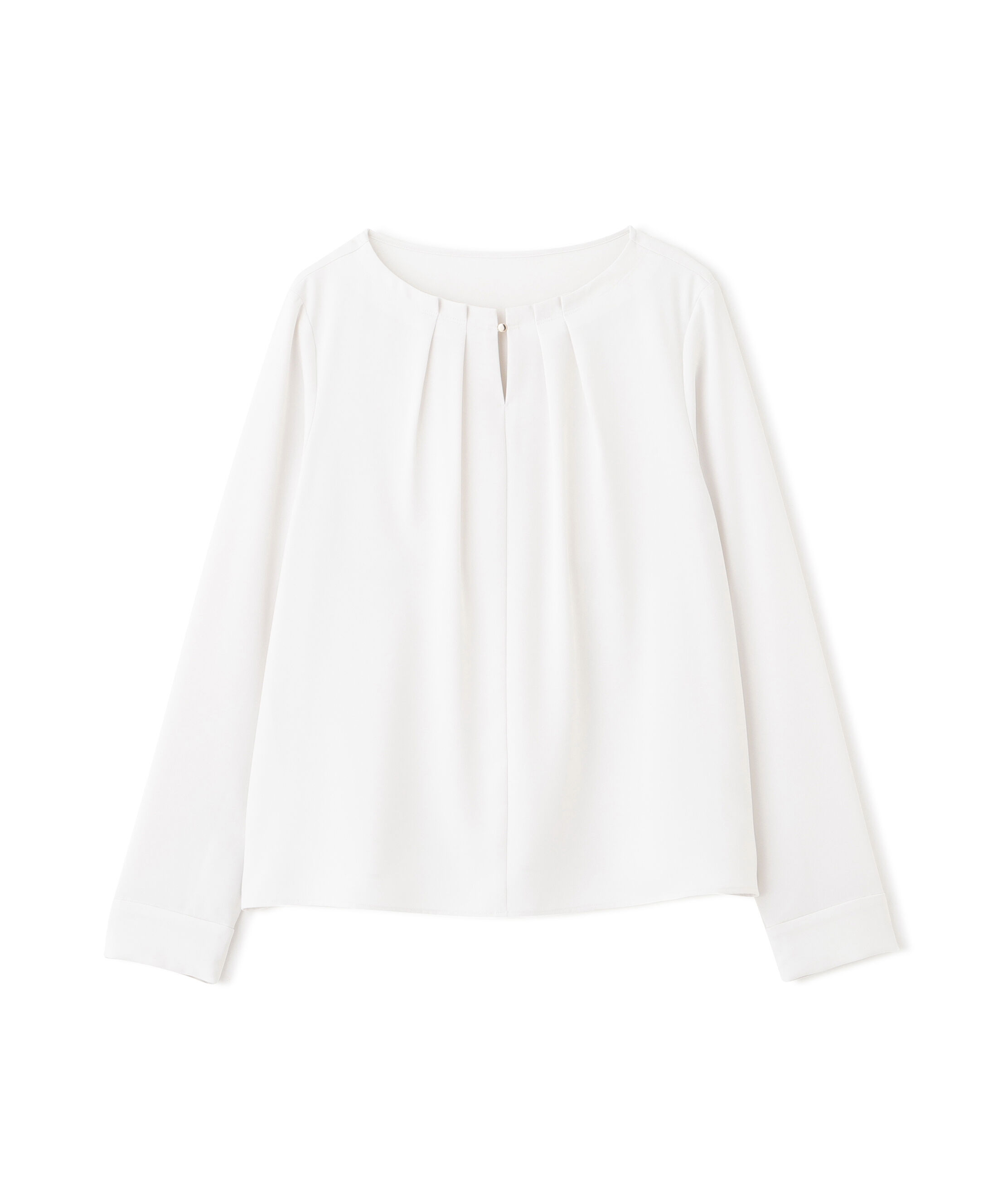  「ネックタックブラウス」|シャツ・ブラウス|