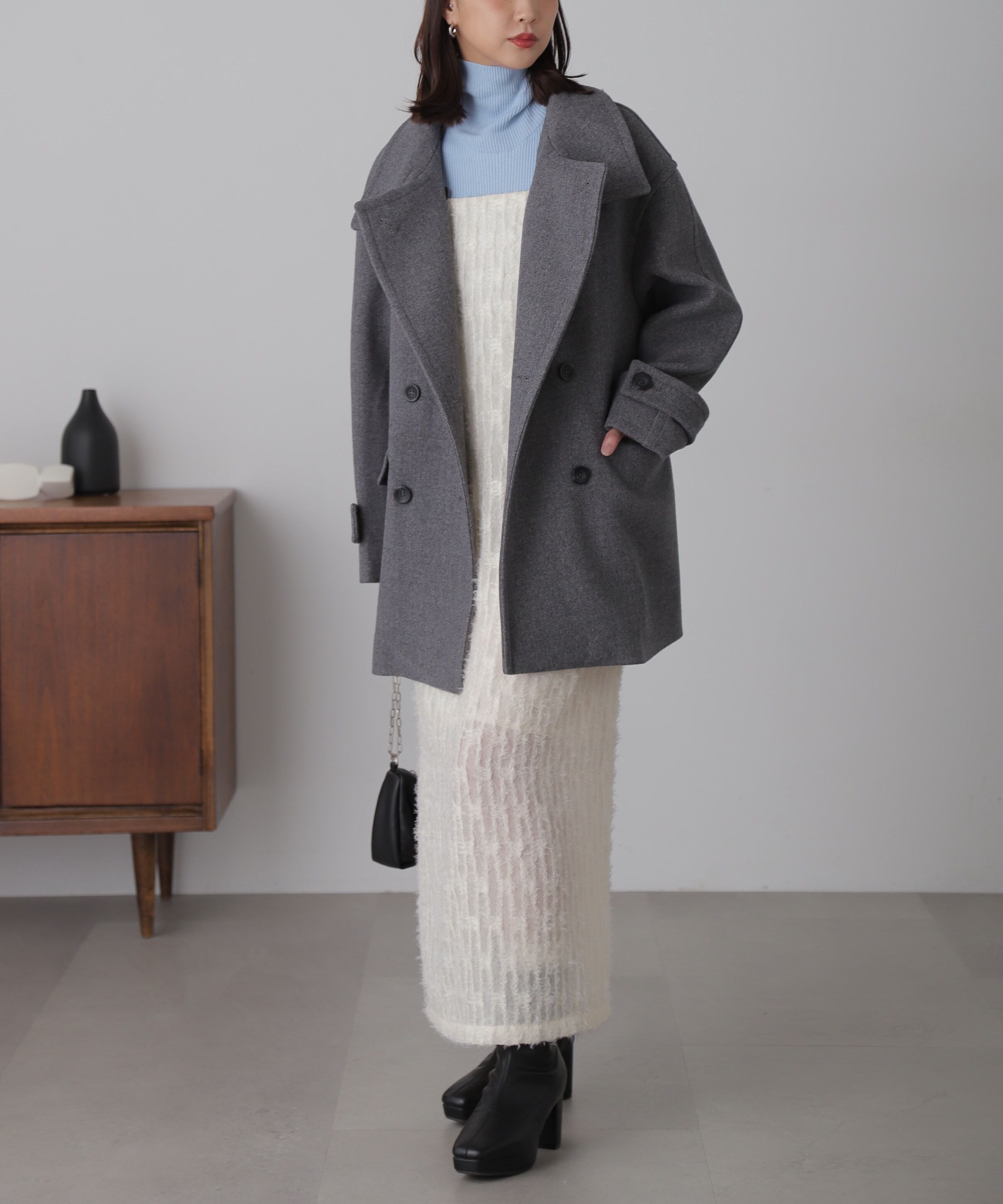  「シャギーキャミナローワンピース」|ワンピース|