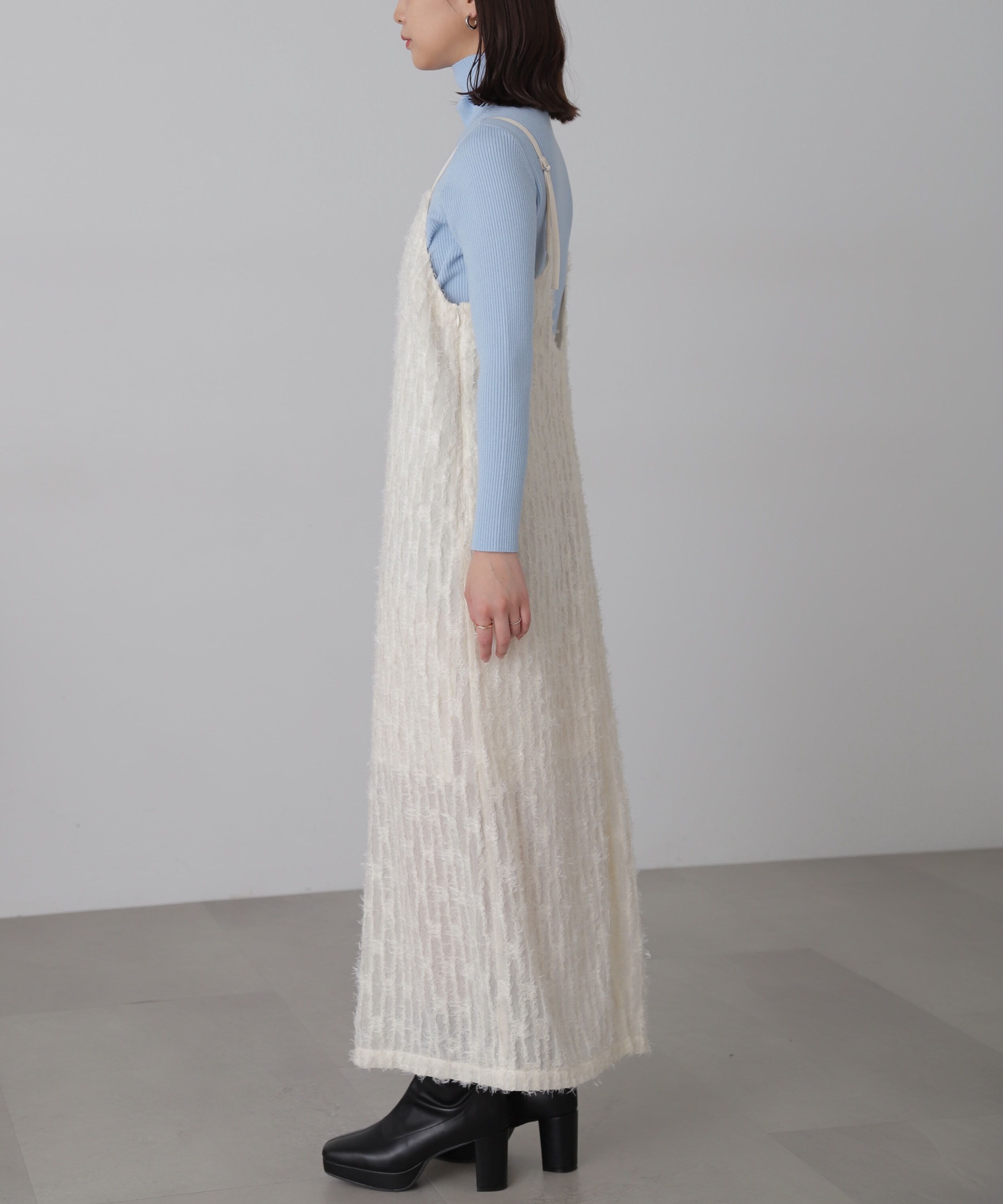  「シャギーキャミナローワンピース」|ワンピース|