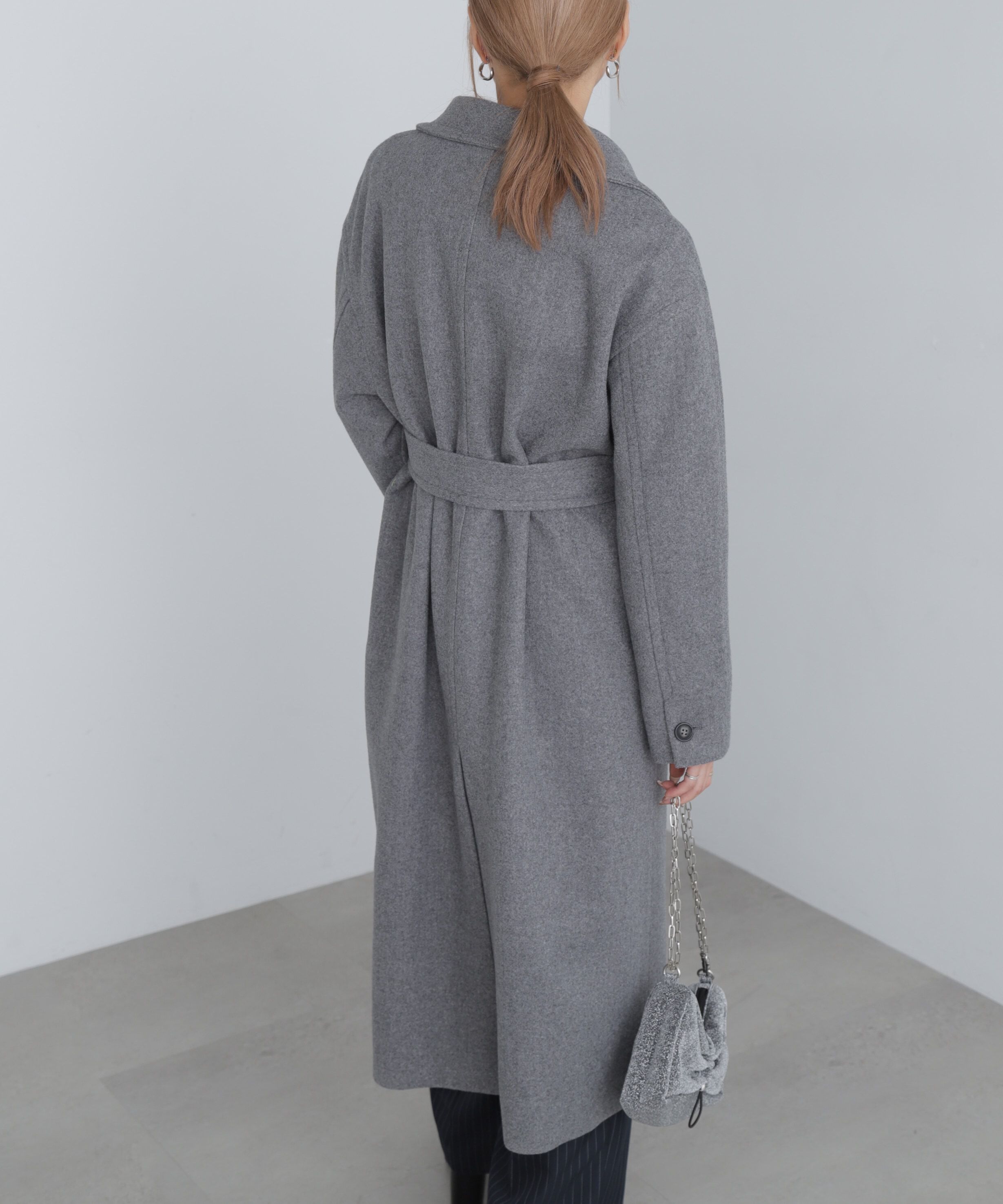  「スタンドカラーロングコート」|その他|