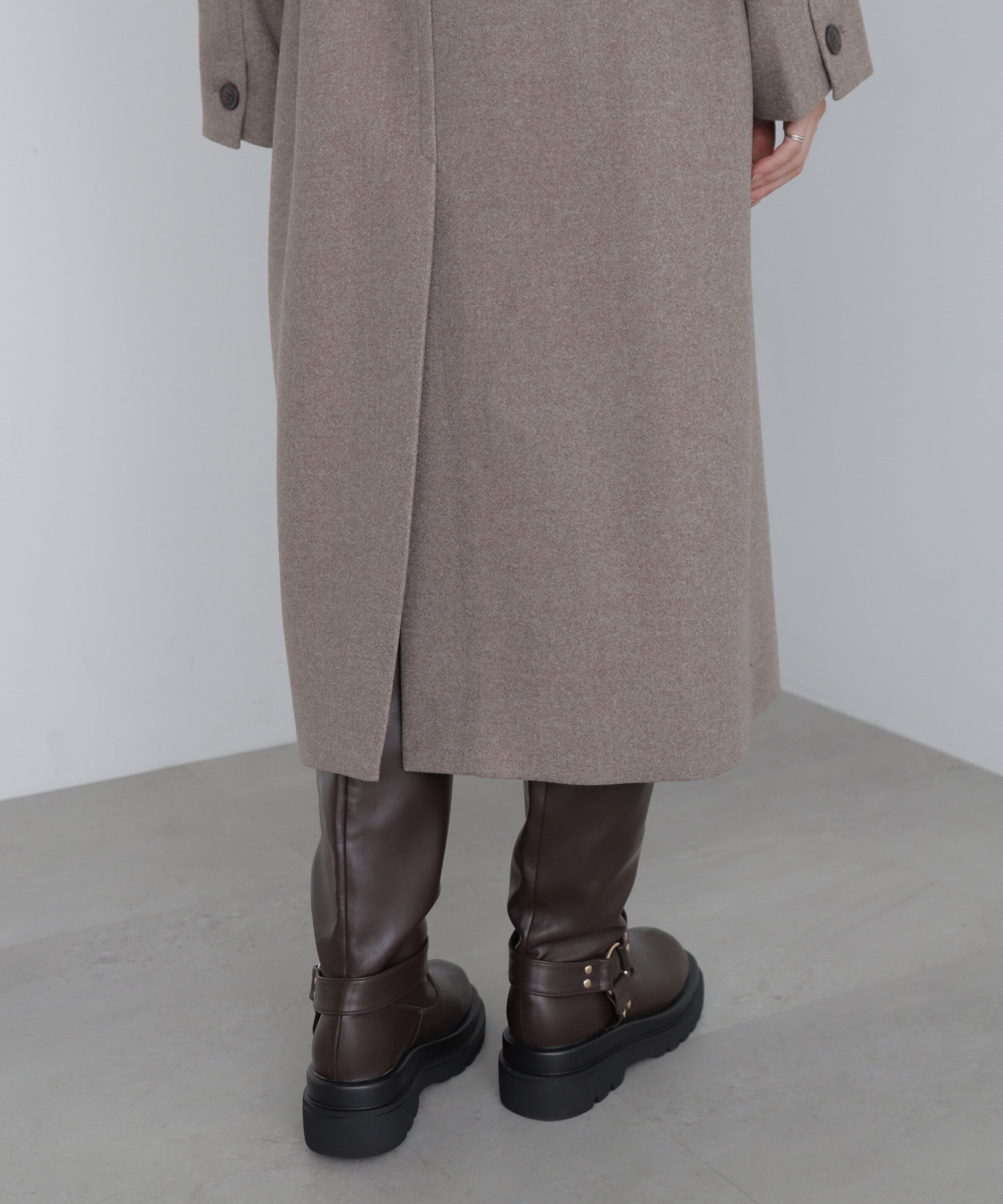  「スタンドカラーロングコート」|その他|