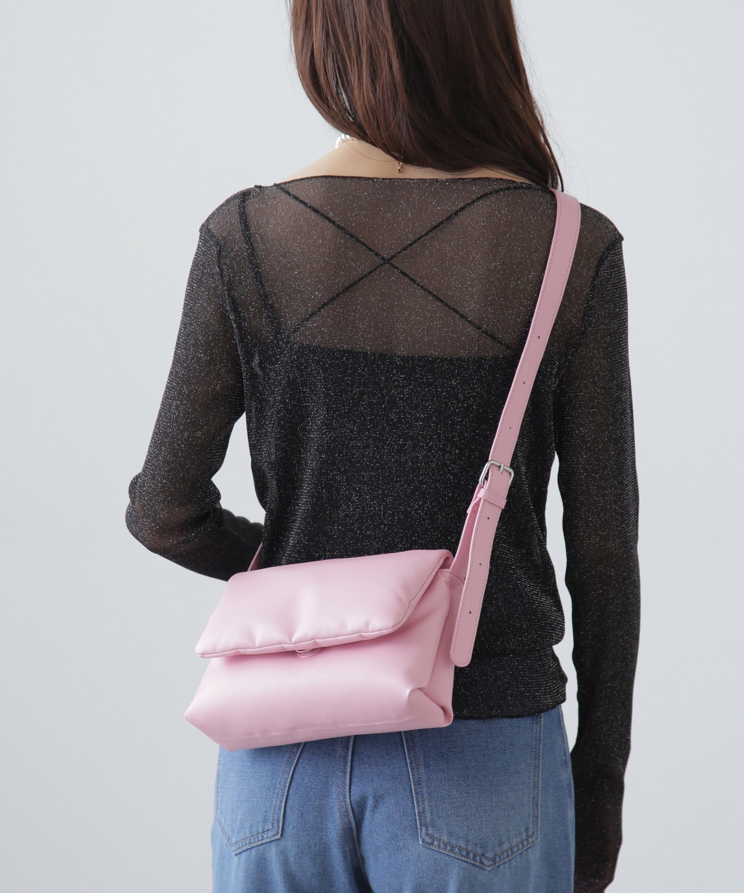  「ラメシアーボートネックカットソー」|Tシャツ・カットソー|