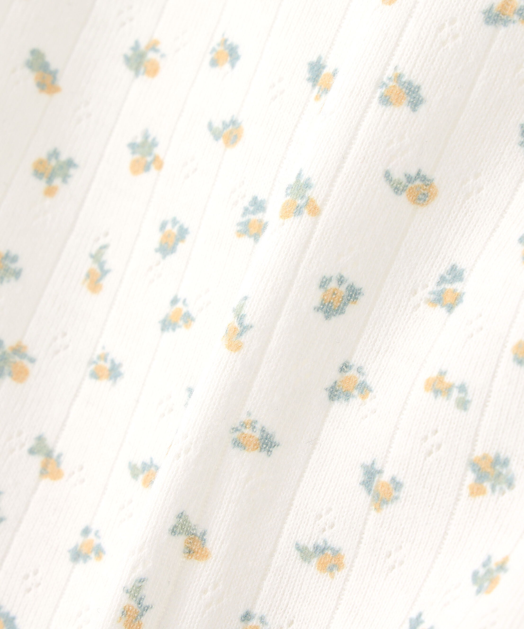  「花柄テレコカーディガン」|Tシャツ・カットソー|