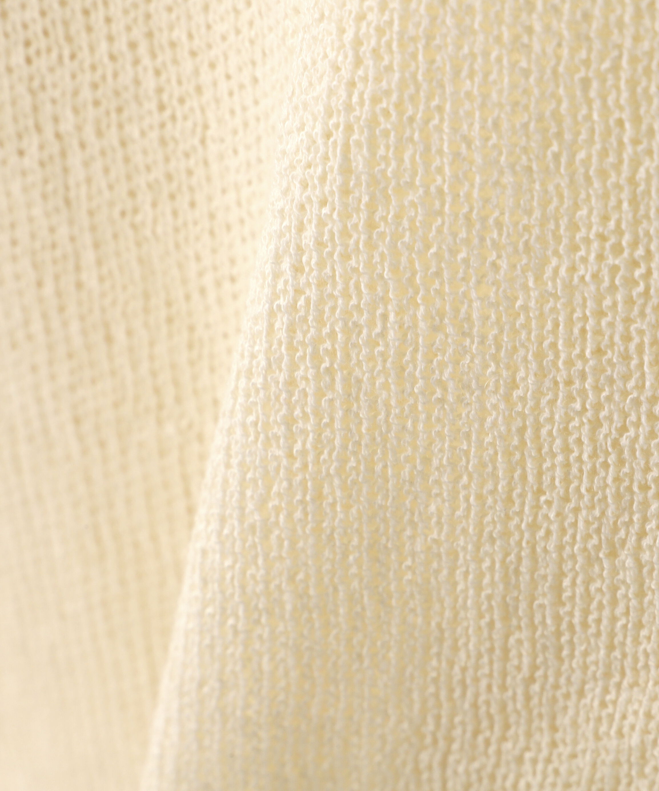  「透かしあみ天竺短丈ニット」|ニット・セーター|