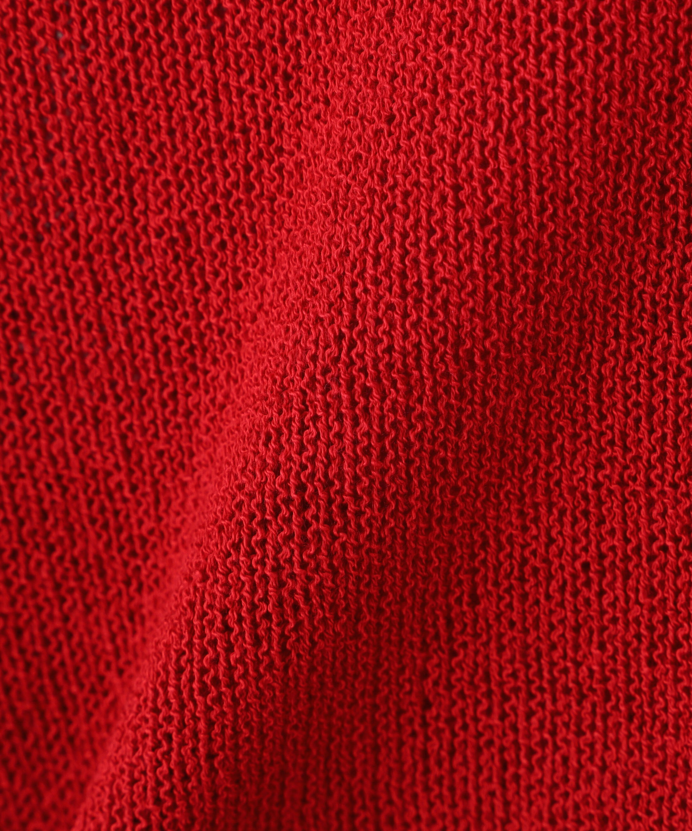  「透かしあみ天竺短丈ニット」|ニット・セーター|