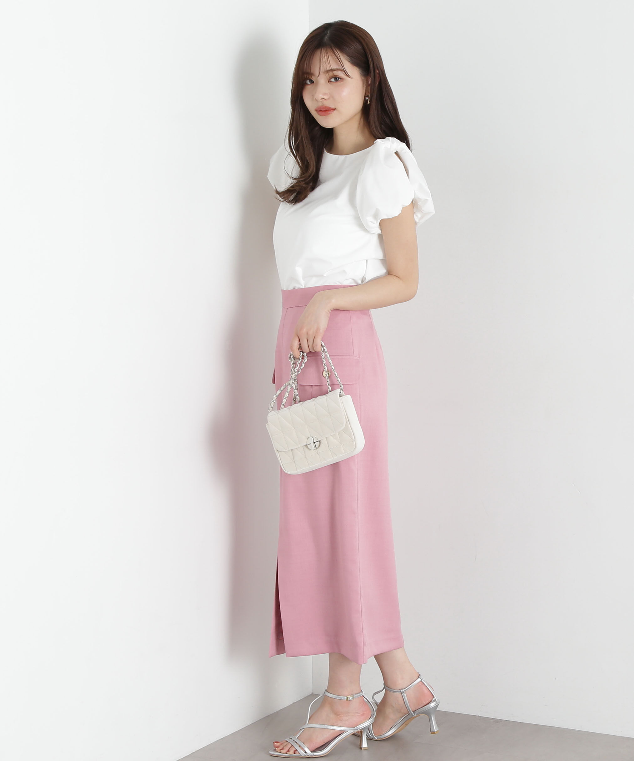 PROPORTION BODY DRESSING「ポケット付きナロースカート」|スカート|