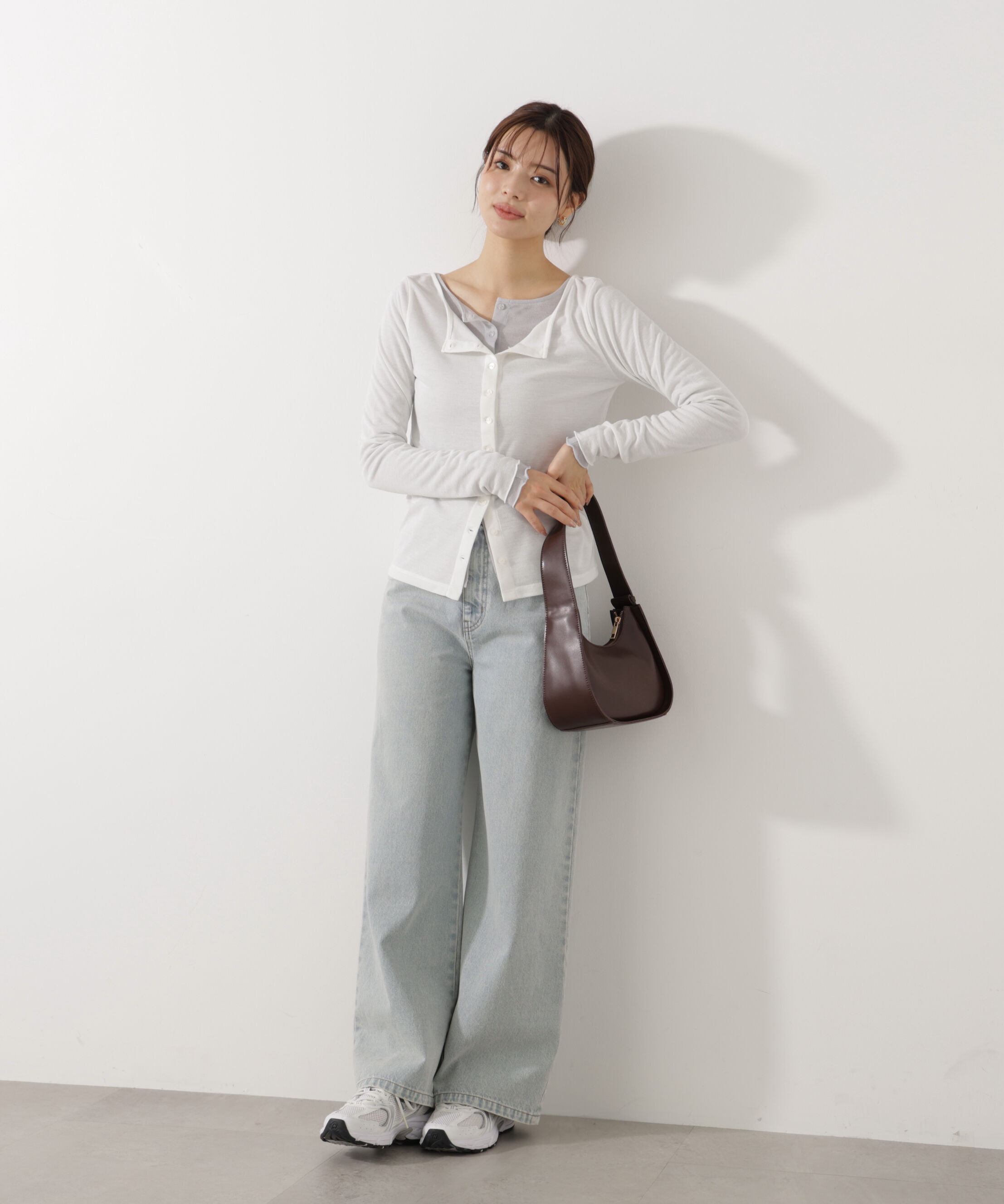 PROPORTION BODY DRESSING「〈a/mie〉シアーカットソー　26SS」|Tシャツ・カットソー|