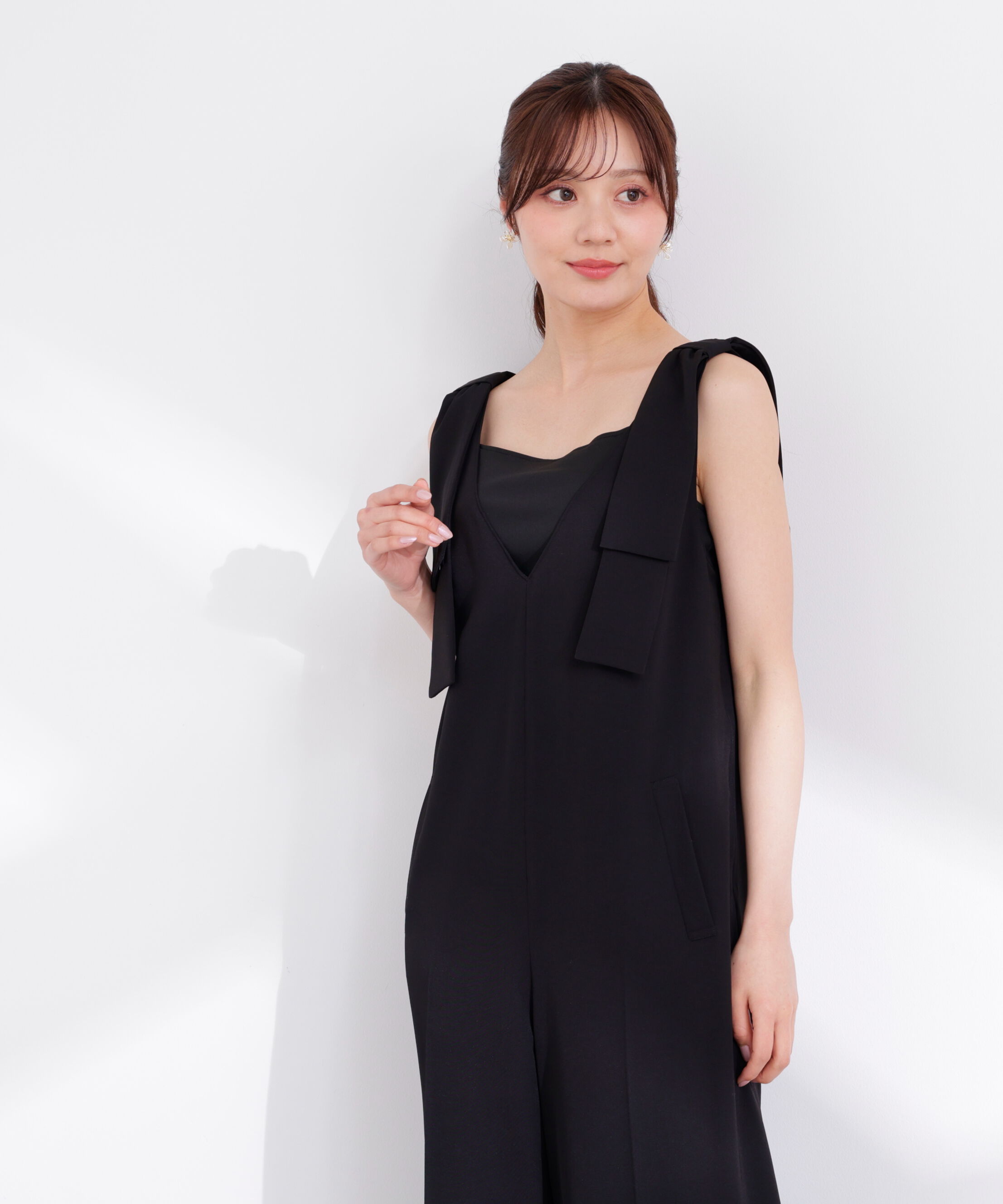 PROPORTION BODY DRESSING「リボン付きオールインワン 26SS」|ワンピース|