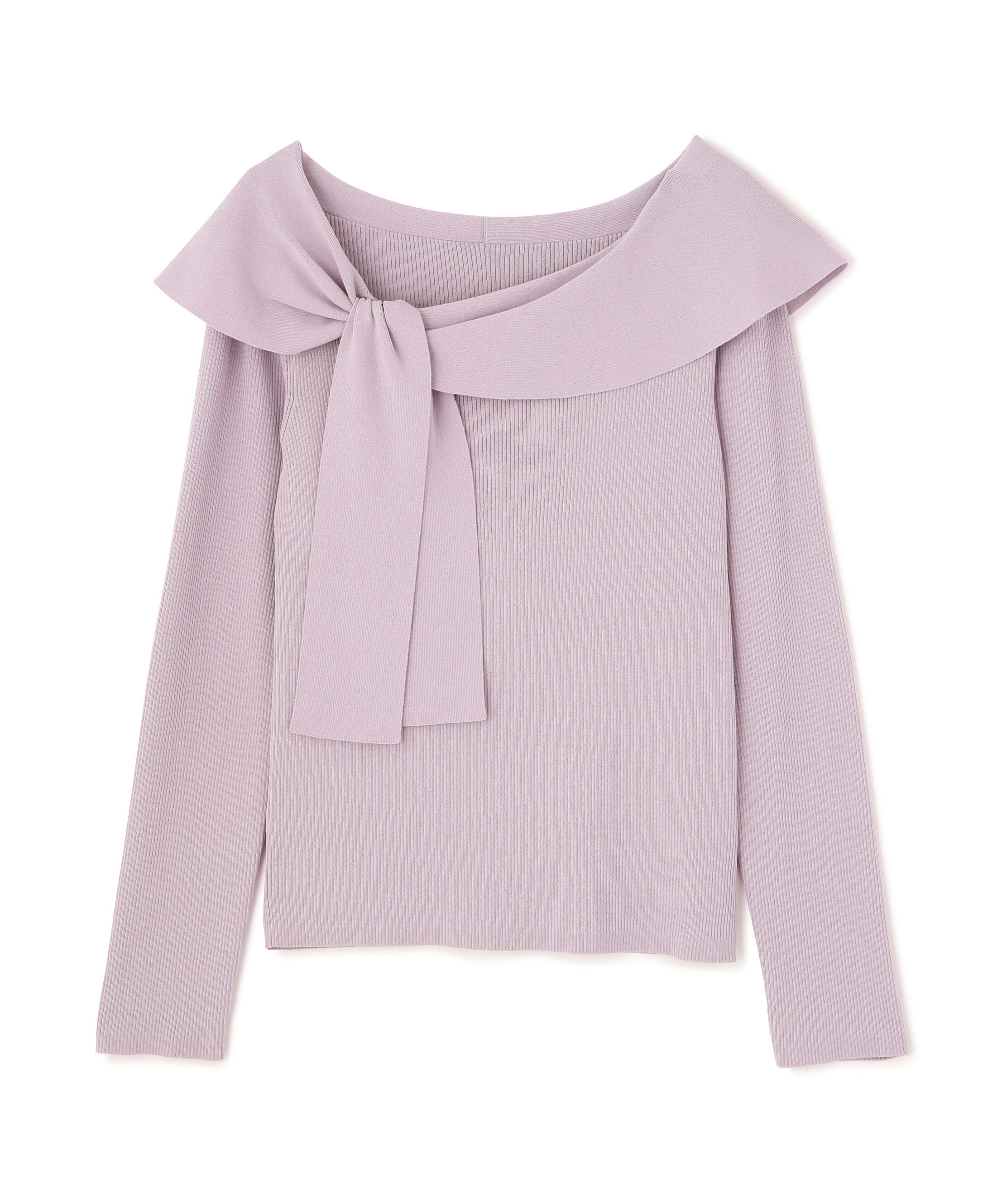 PROPORTION BODY DRESSING「＜ウォッシャブル/UV＞アシメケープニットトップス　26SS」|ニット・セーター|