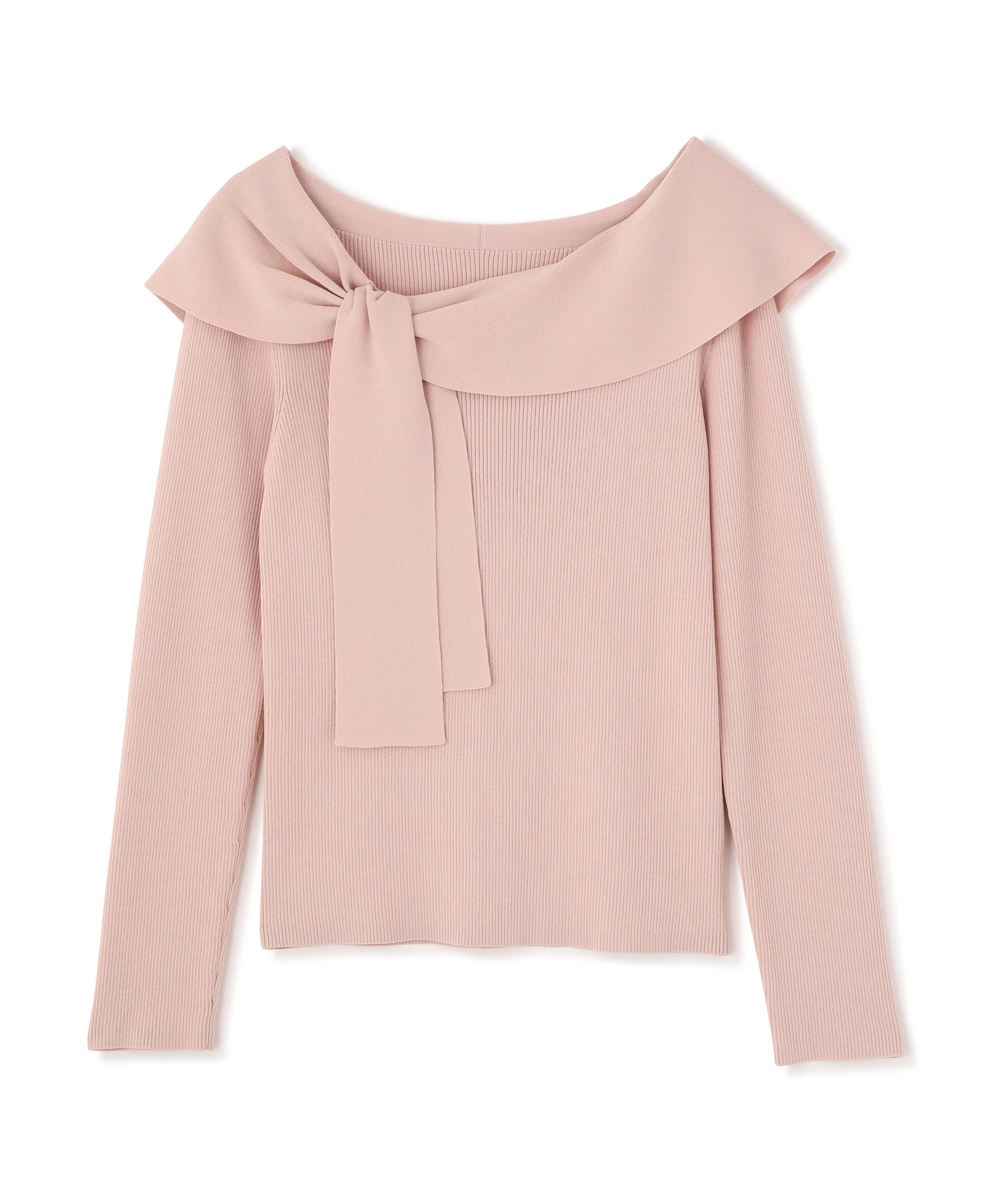 PROPORTION BODY DRESSING「＜ウォッシャブル/UV＞アシメケープニットトップス　26SS」|ニット・セーター|