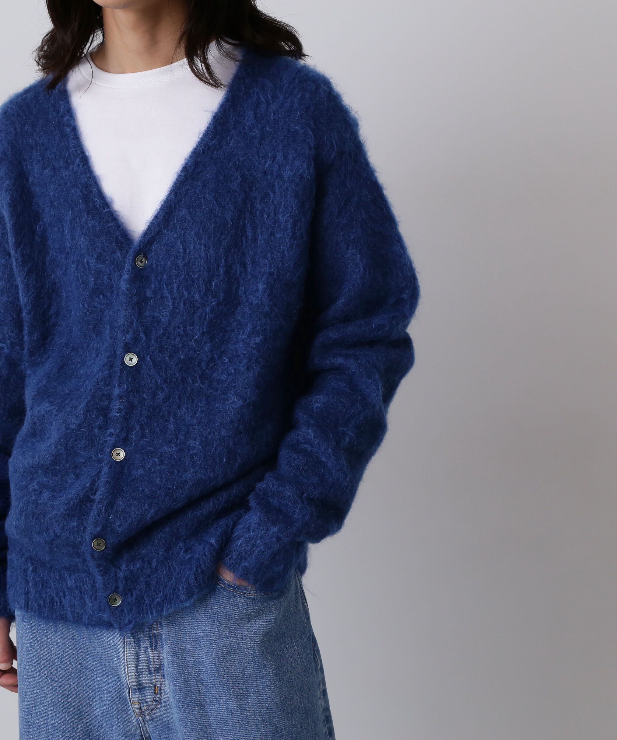 YLEVE 「YLEVE / MOHAIR NAPPING KNIT CARDIGAN」|ニット・セーター|