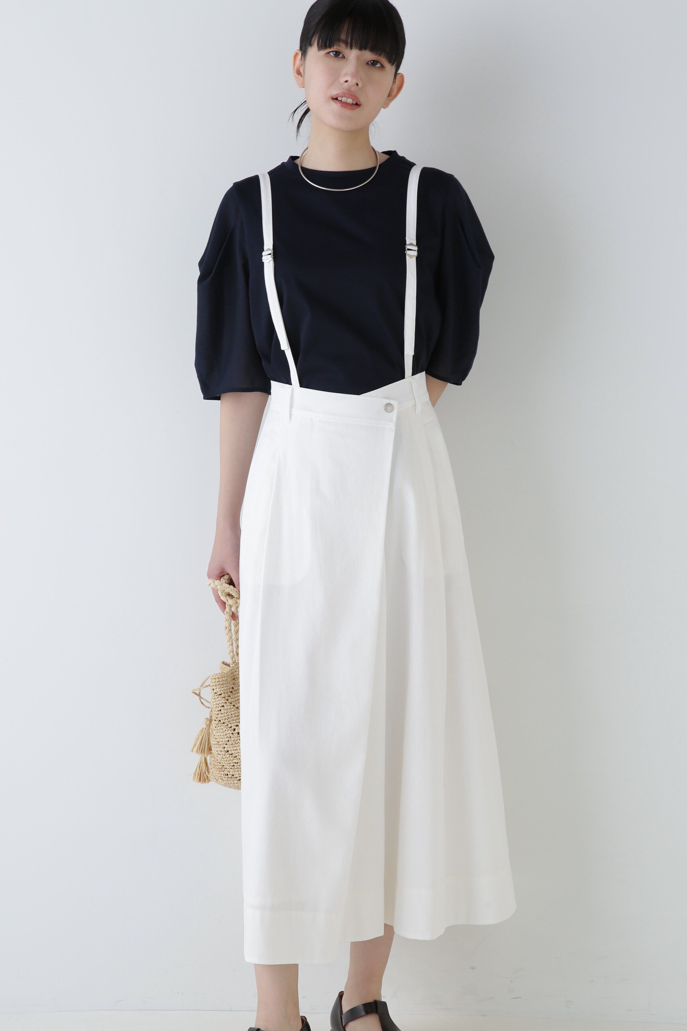  「◆ドビーオックス吊り付きスカート」|スカート|