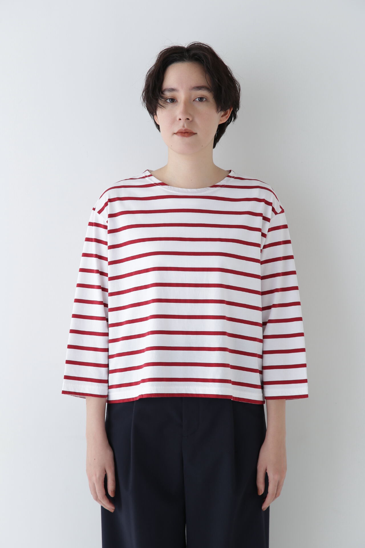  「◆ハイゲージボーダープルオーバー」|Tシャツ・カットソー|