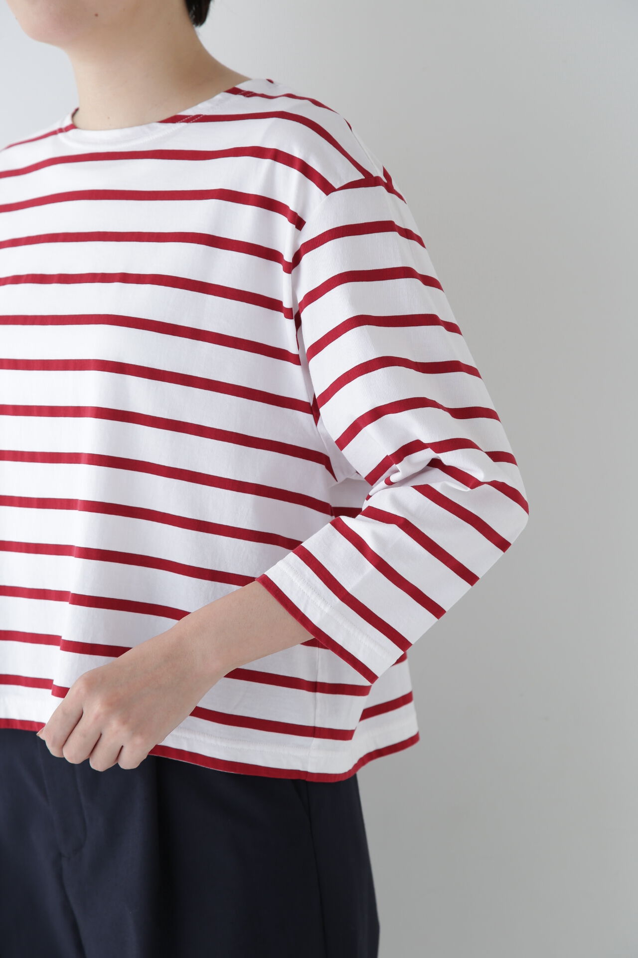  「◆ハイゲージボーダープルオーバー」|Tシャツ・カットソー|