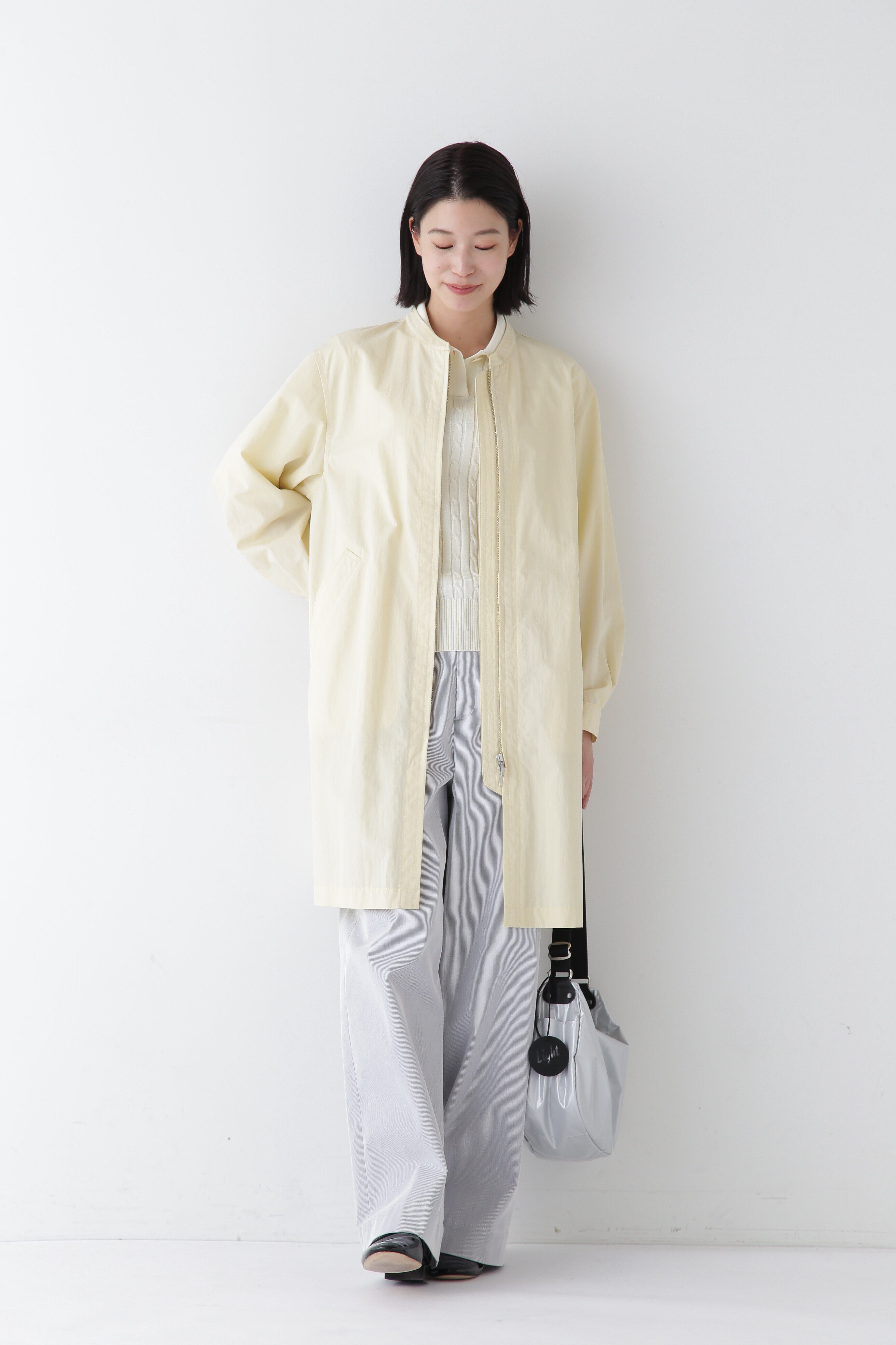  「◆コットンナイロンダンプスタンドカラーコート」|その他|