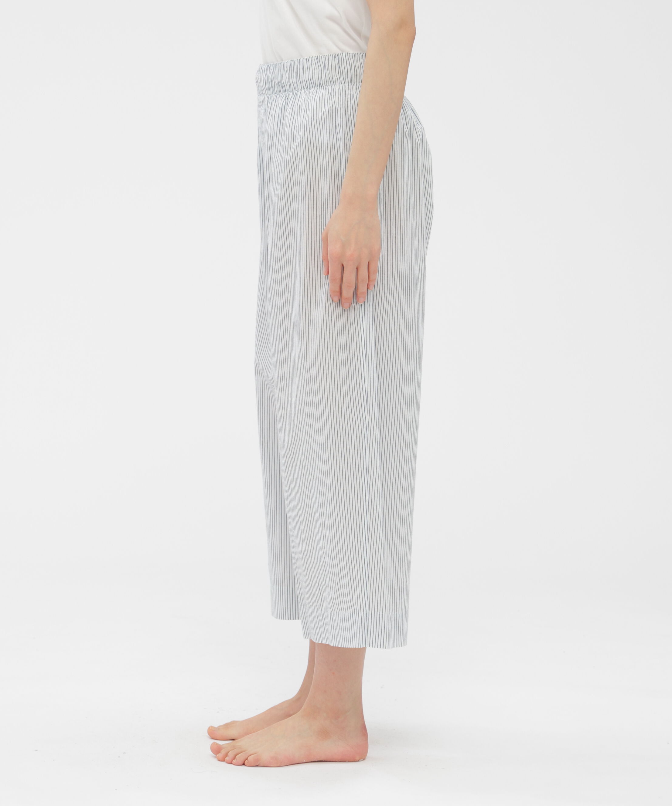 MARGARET HOWELL HOUSEHOLDGOODS「COTTON LINEN MINI STRIPE TROUSERS」|その他|