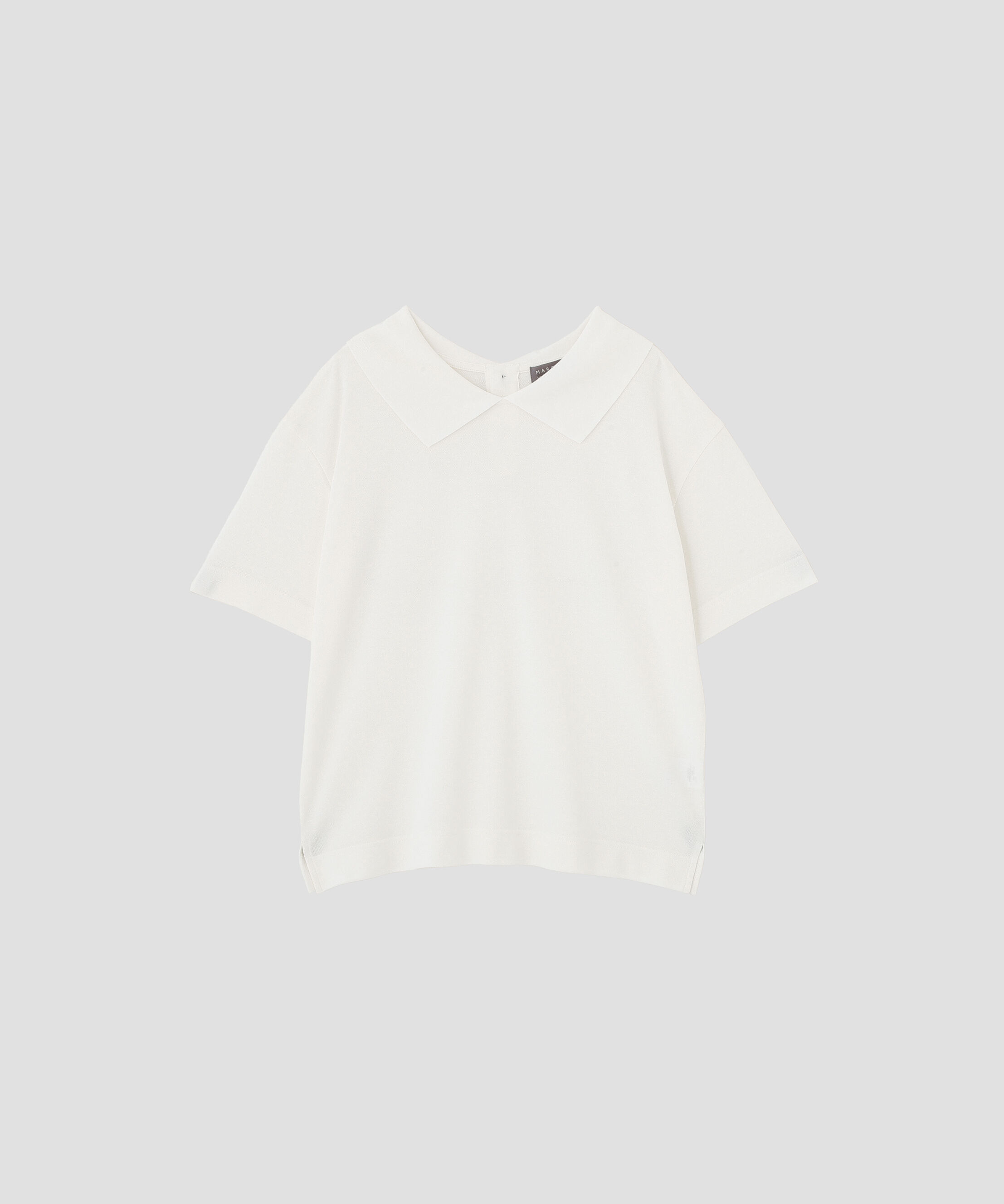  「COTTON LINEN PIQUE JERSEY TOP」|Tシャツ・カットソー|