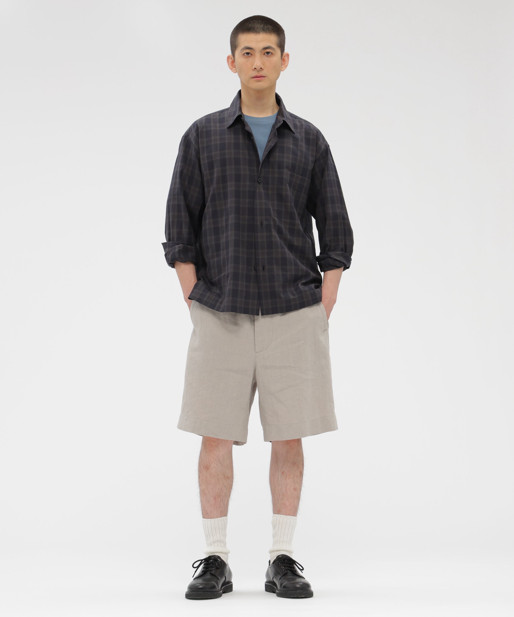 MARGARET HOWELL「YARN DYED LINEN PLAINWEAVE TROUSERS」|その他|