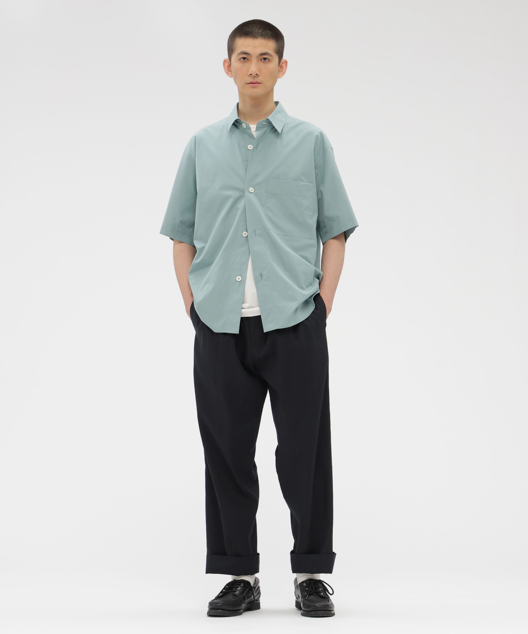 MARGARET HOWELL「EGYPTIAN COTTON PLAINWEAVE SHIRT」|シャツ・ブラウス|