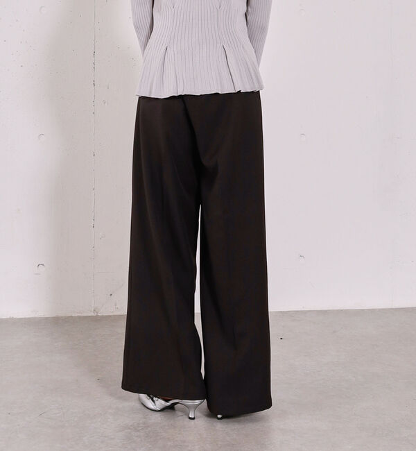 archives「【ＯＮかわ】ベルト付きタックワイドスラックス」|チノ|